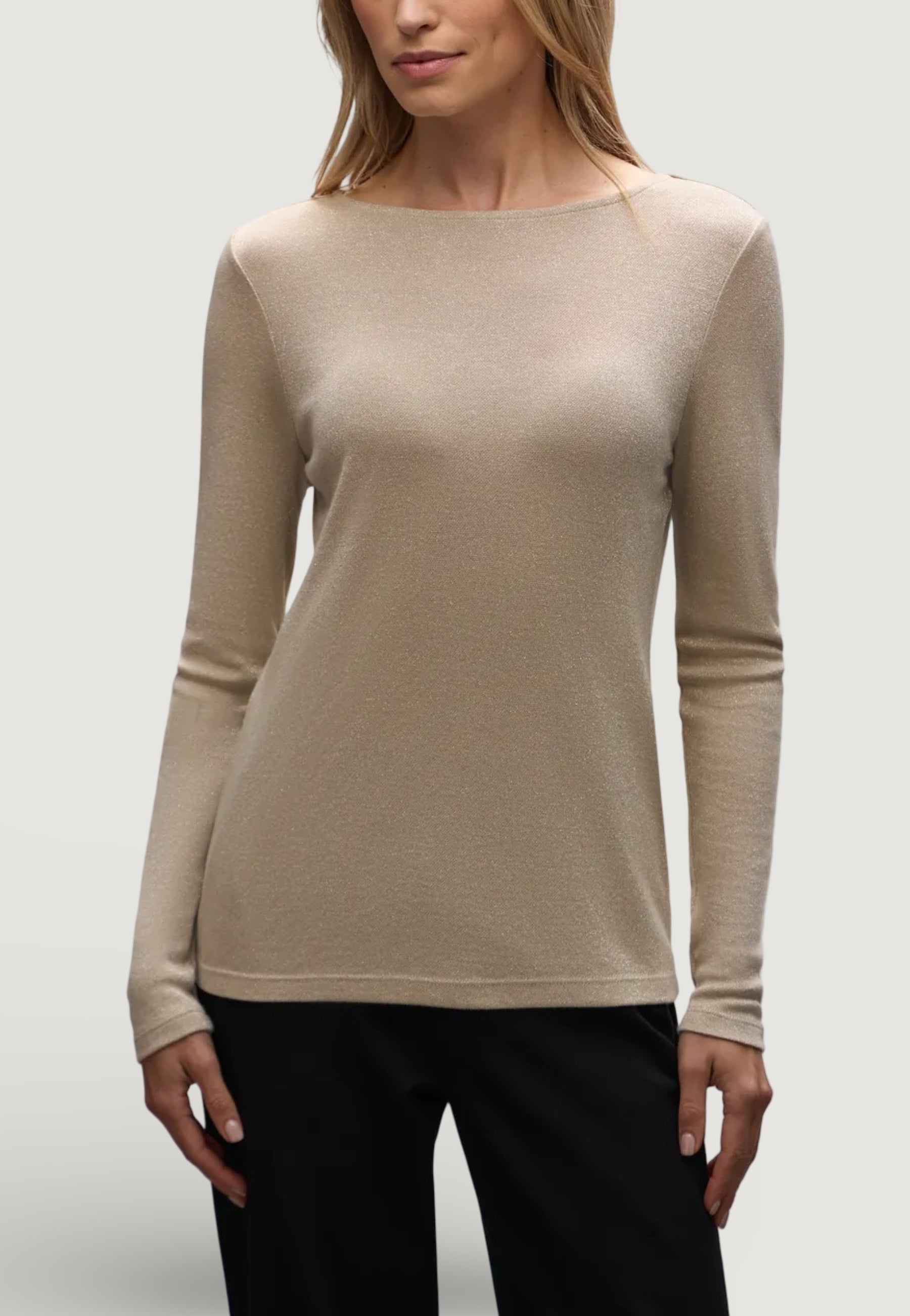 T-shirt Street One Basic lurex shirt