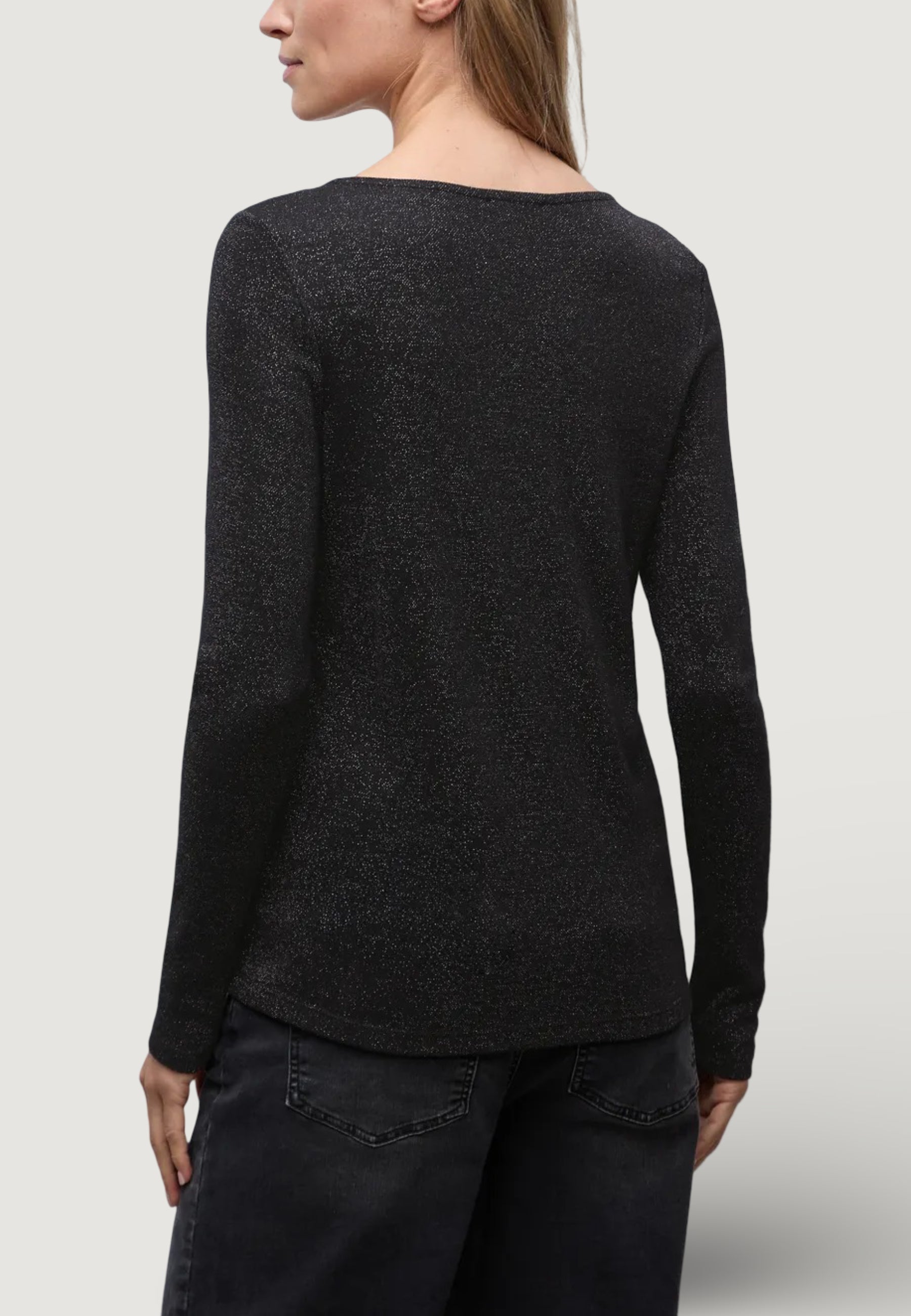 T-shirt Street One Basic lurex shirt