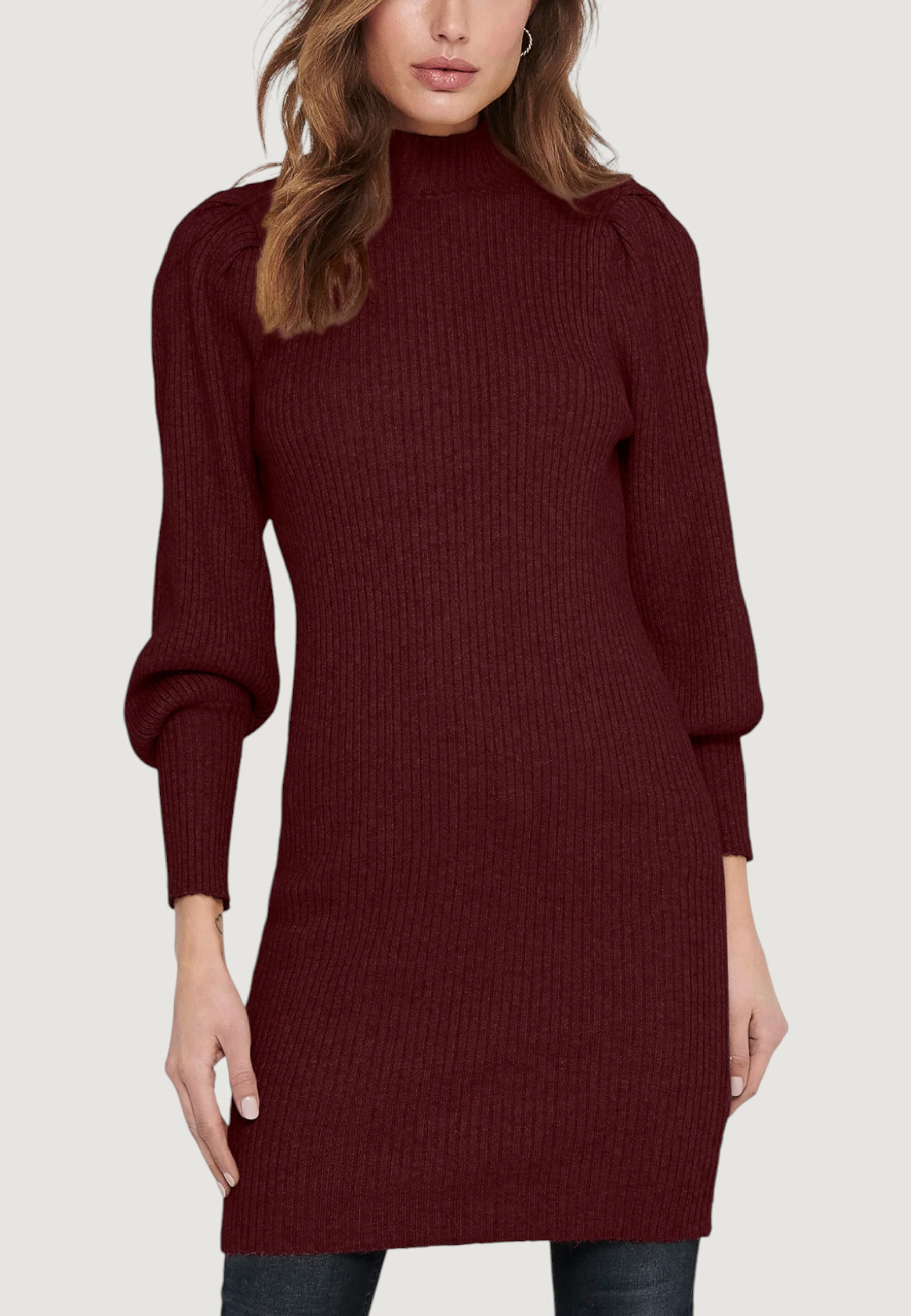 Short dress Only ONLKATIA L/S CC KNT