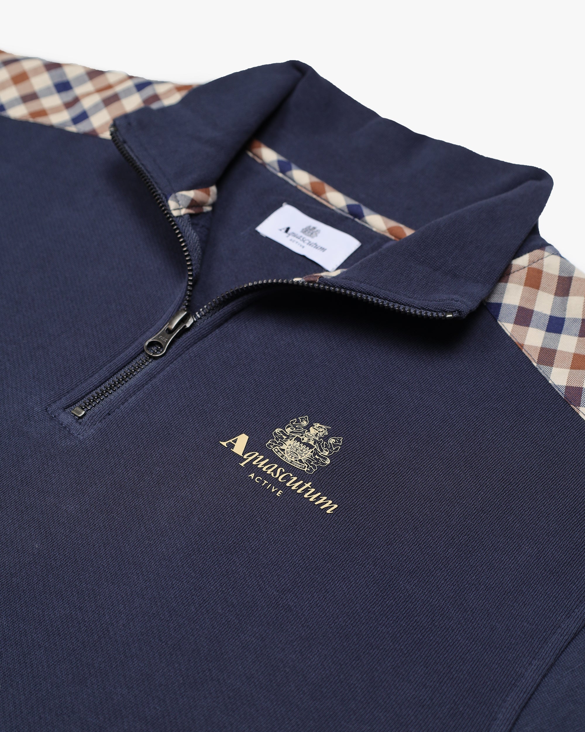 Felpa senza cappuccio Aquascutum Active CC SHOULDER 1/4 ZIP FLEECE