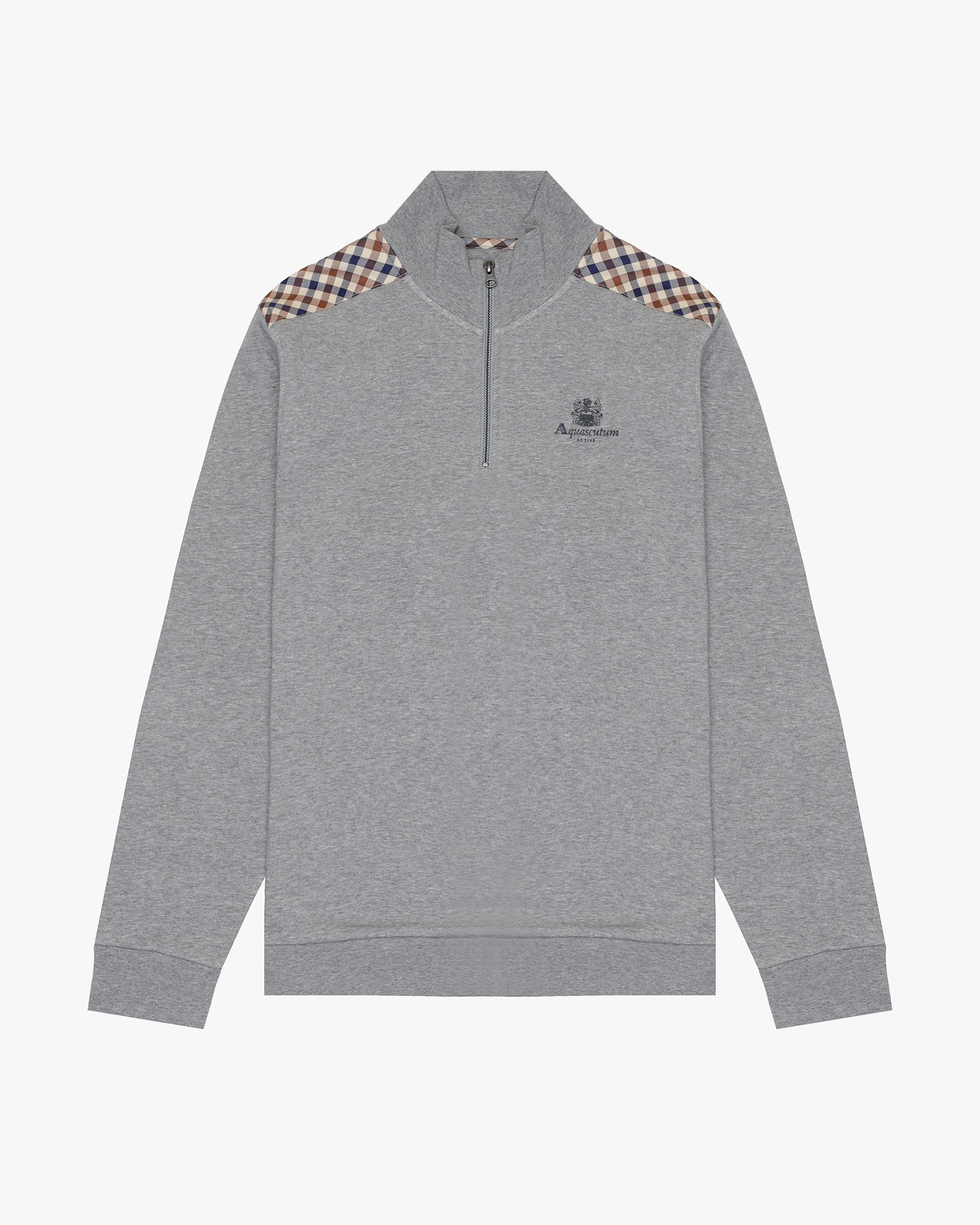 Felpa senza cappuccio Aquascutum Active CC SHOULDER 1/4 ZIP FLEECE