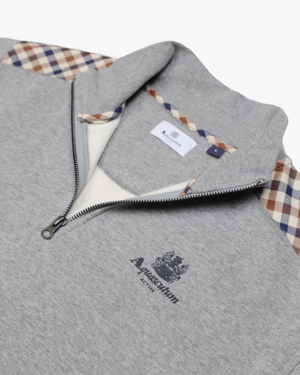 Felpa senza cappuccio Aquascutum Active CC SHOULDER 1/4 ZIP FLEECE