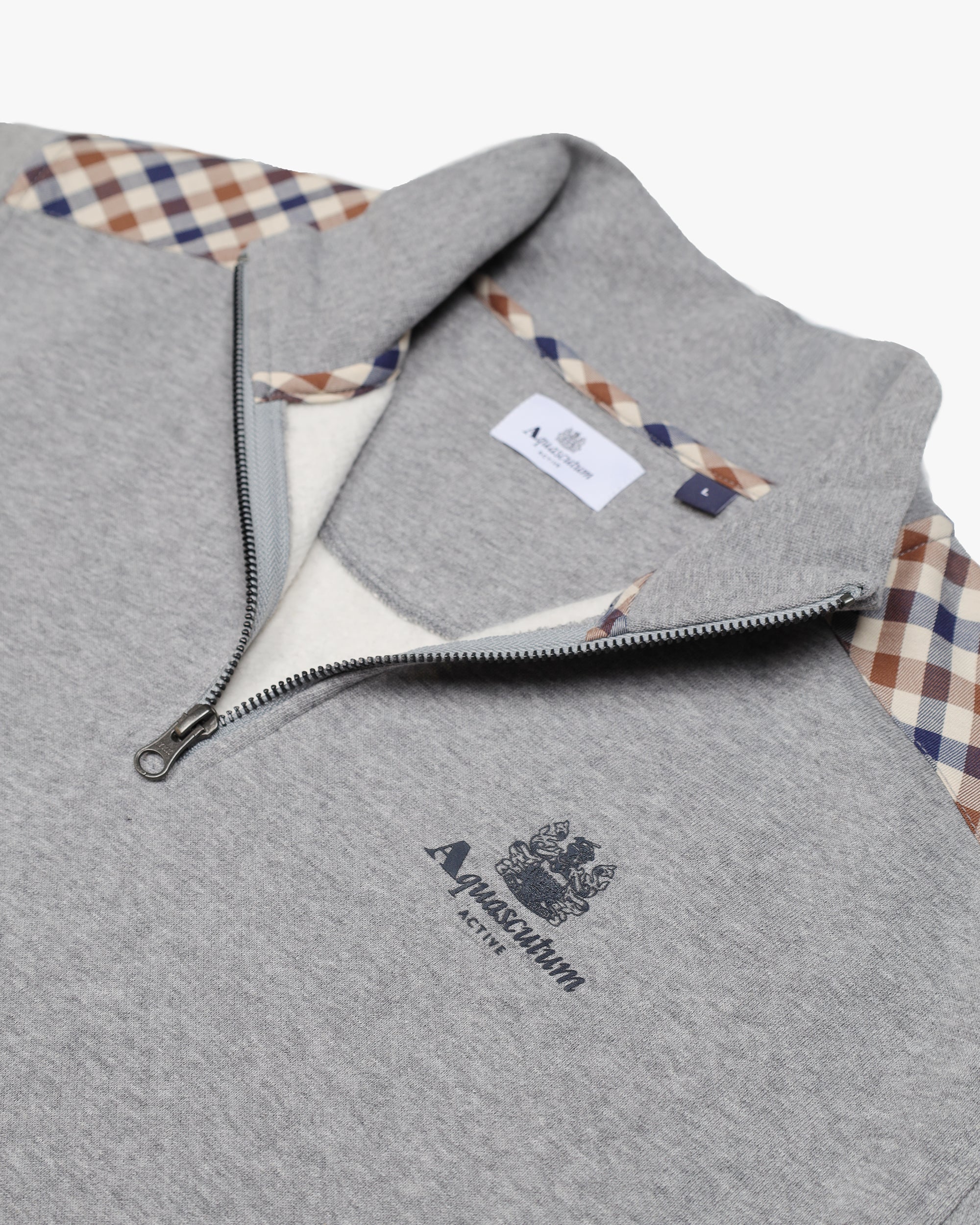 Felpa senza cappuccio Aquascutum Active CC SHOULDER 1/4 ZIP FLEECE