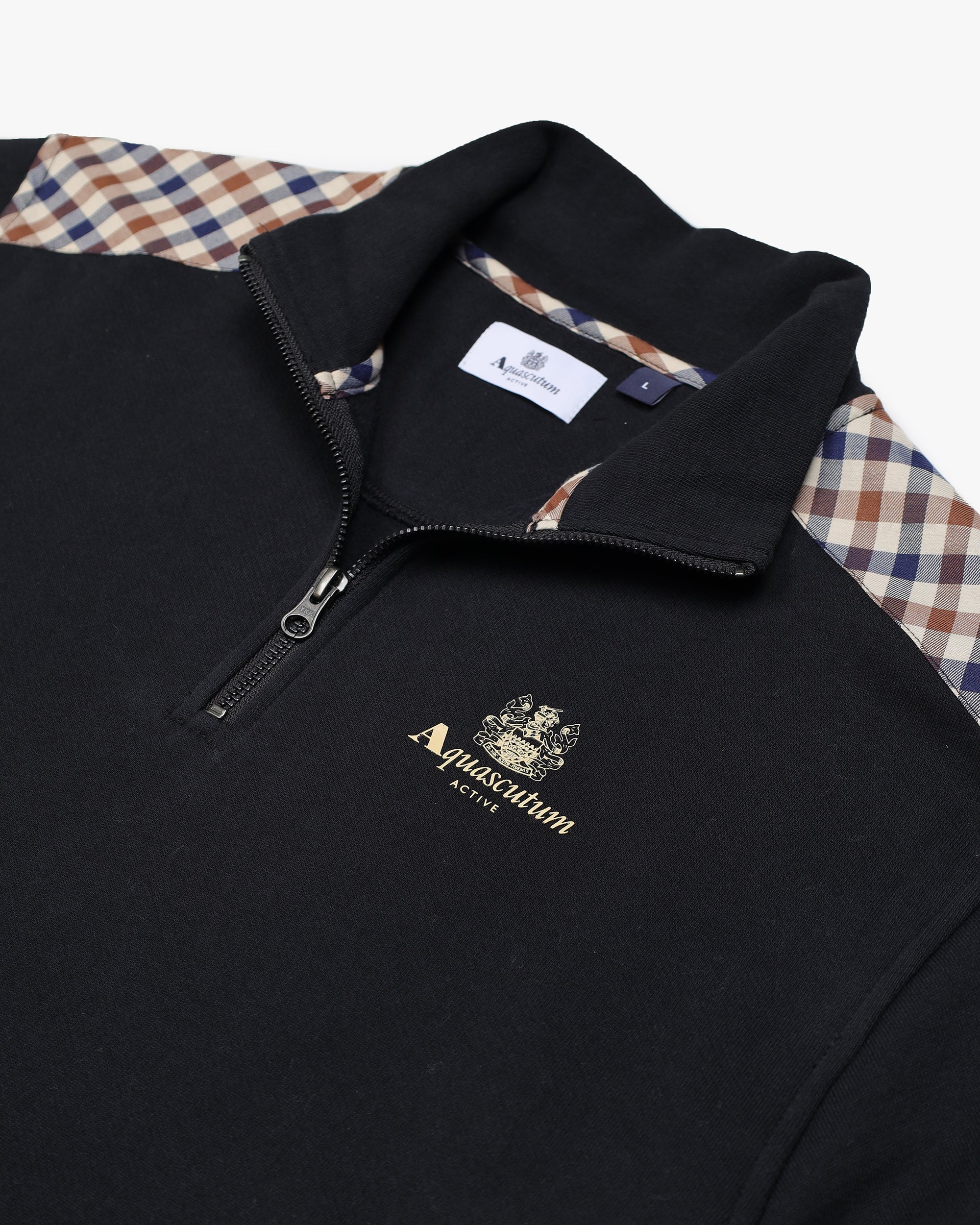 Felpa senza cappuccio Aquascutum Active CC SHOULDER 1/4 ZIP FLEECE