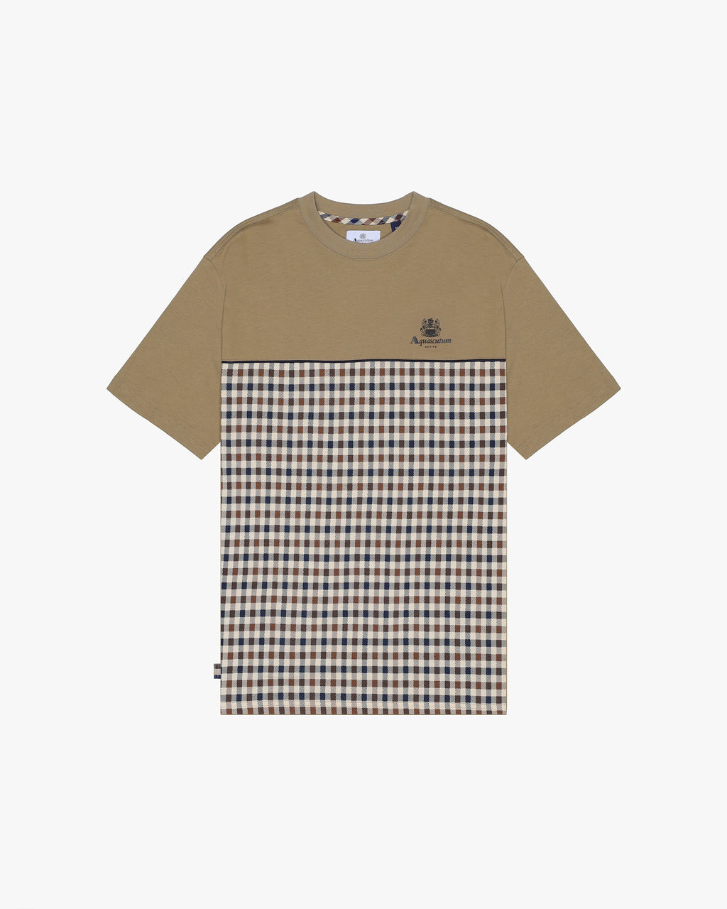 T-shirt Aquascutum Active PIPING PANEL T-SHIRT