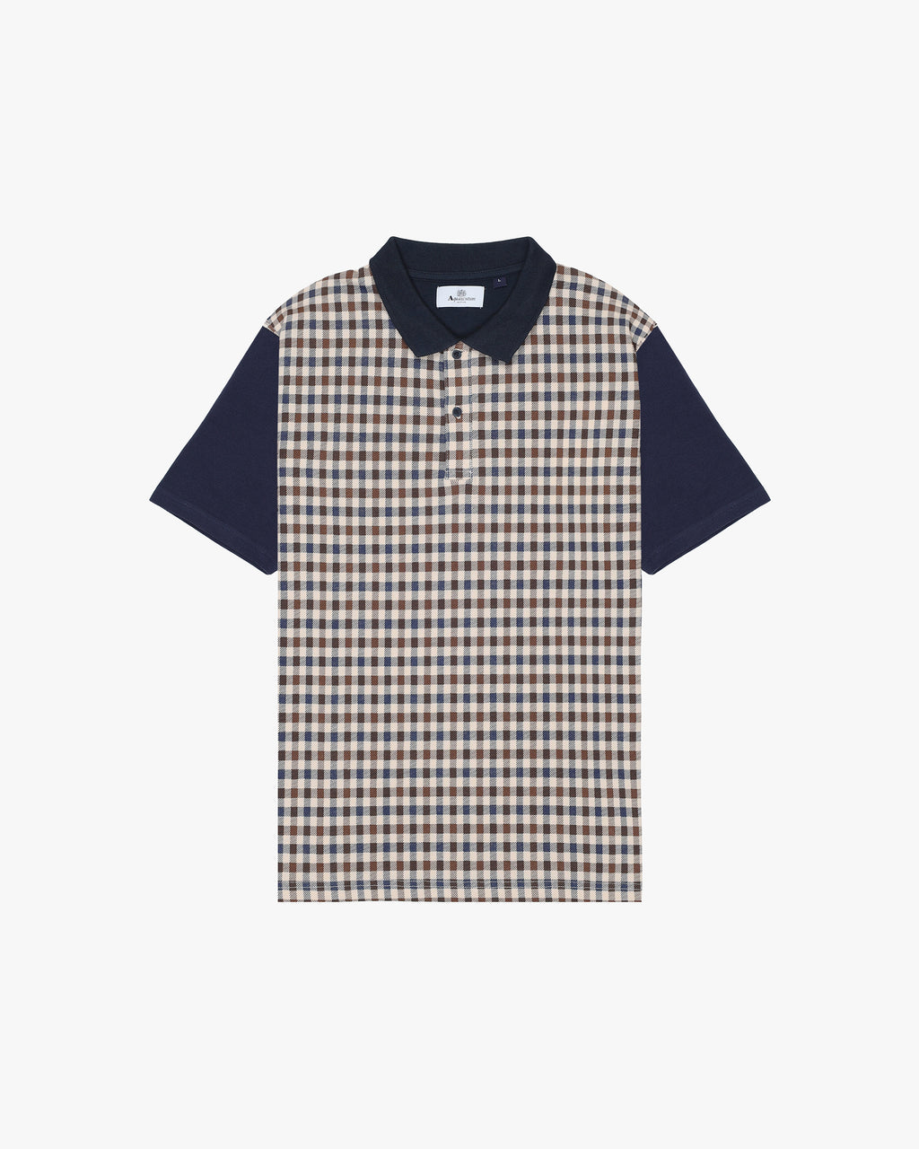 Polo manica corta Aquascutum Active ICONIC FRONT POLO