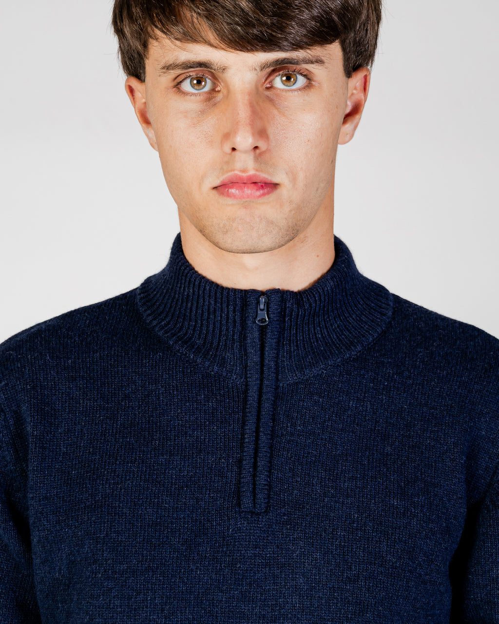 Cardigan Aquascutum Active LAMBSWOOL 1/4 ZIPPED  KNIT