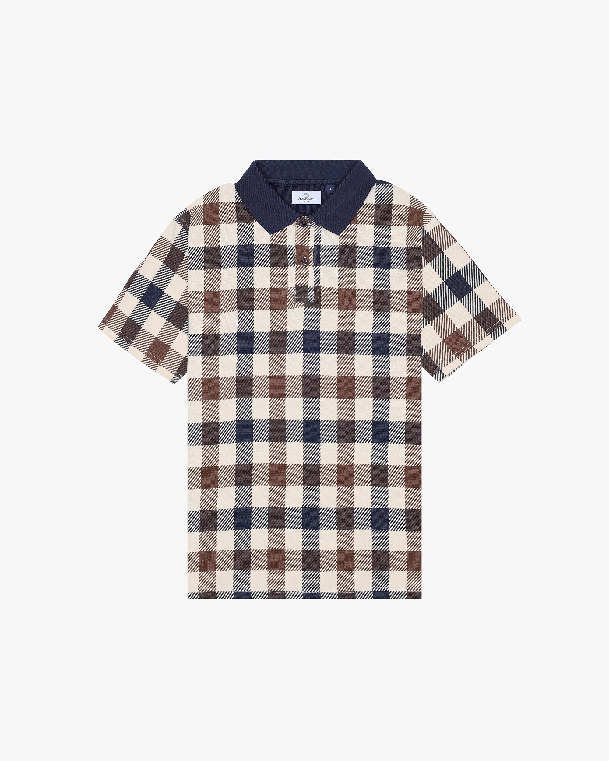 Polo manica corta Aquascutum Active MACRO ICONIC POLO