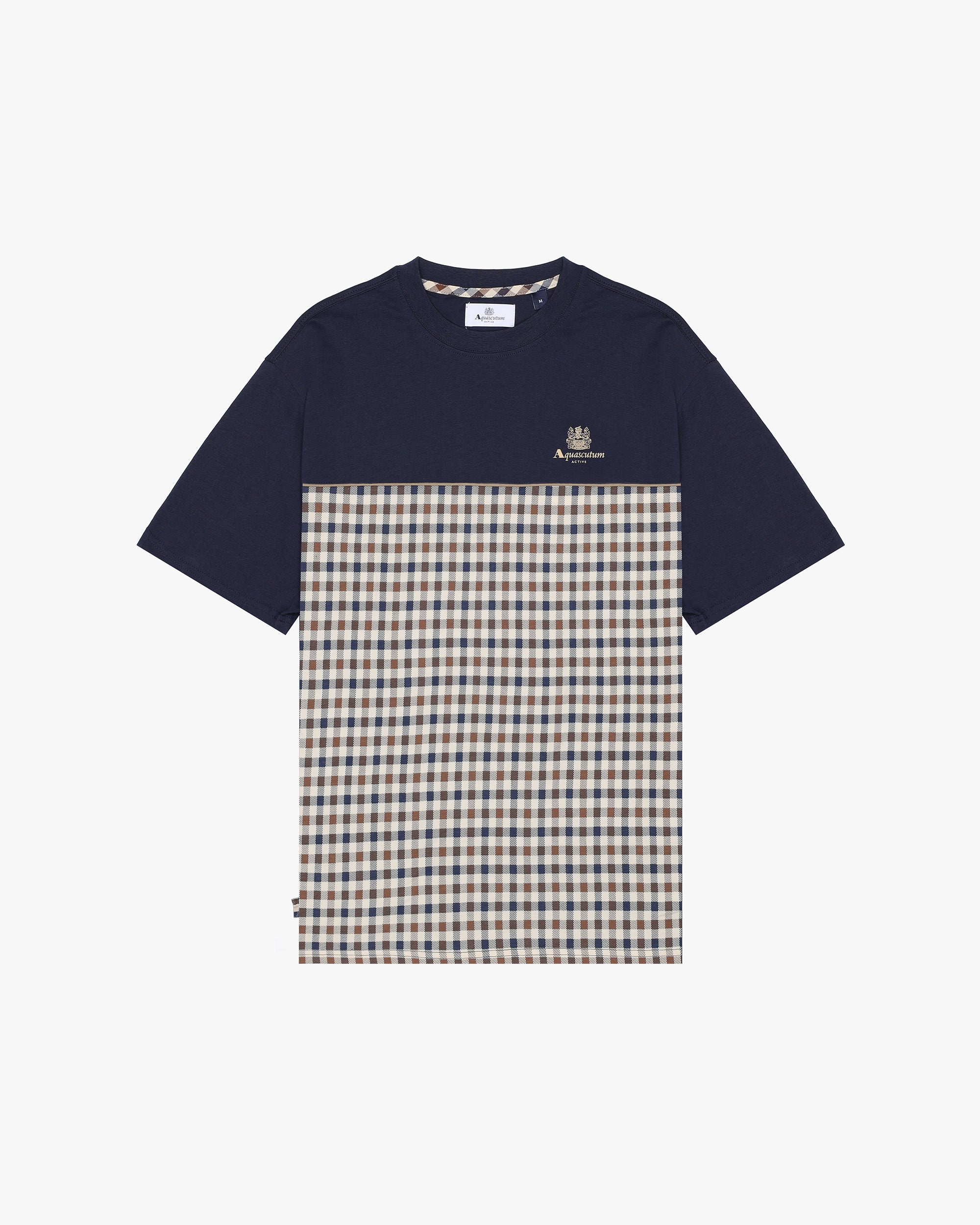 T-shirt Aquascutum Active PIPING PANEL T-SHIRT