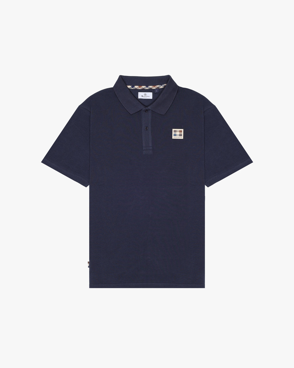 Polo manica corta Aquascutum Active RUBBER PATCH PIQUET POLO