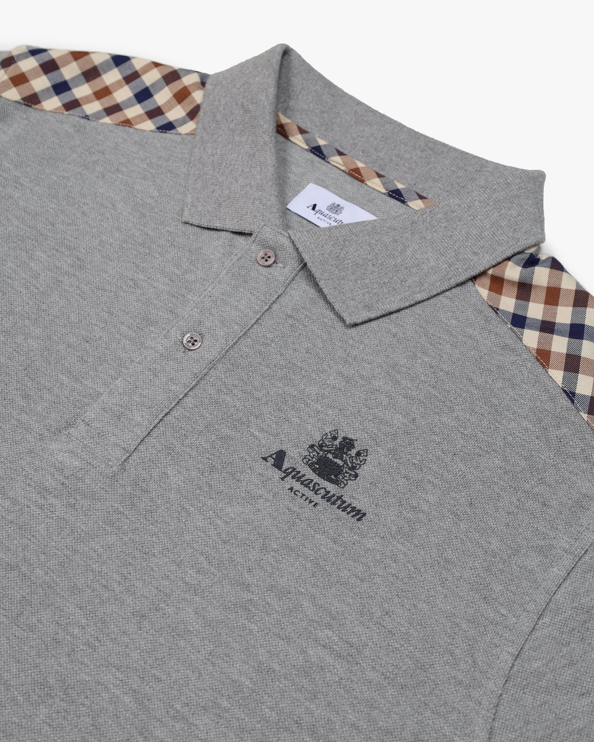 Polo manica corta Aquascutum Active STRIPES PIQUET POLO