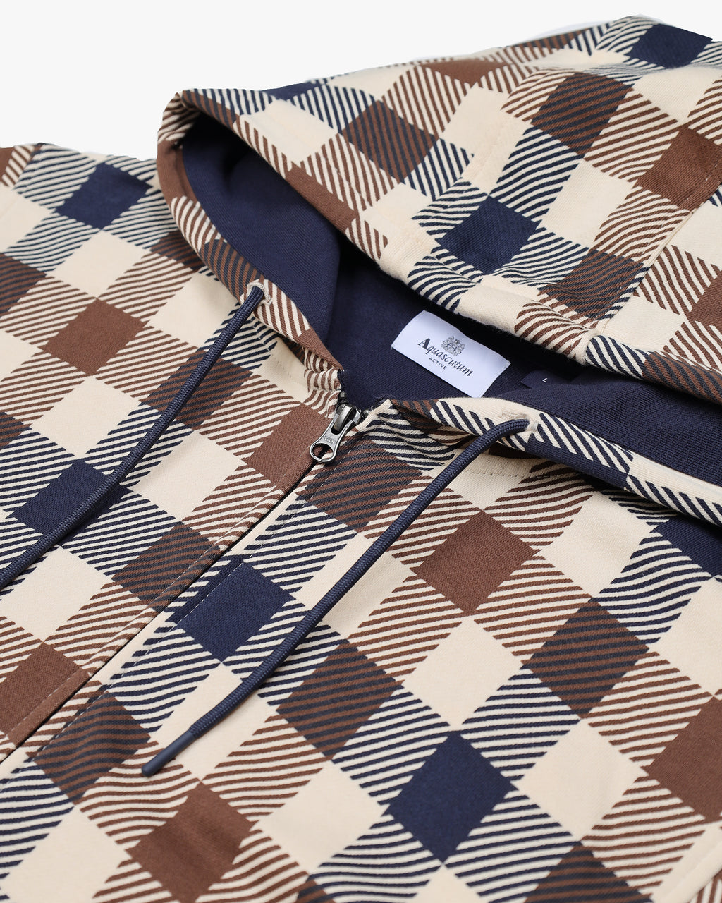 Felpa con cappuccio Aquascutum Active ICONIC FZ HOODIE FLEECE