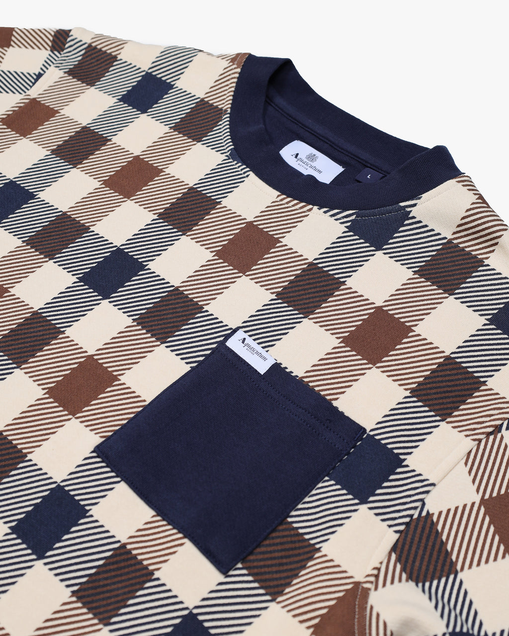 Felpa senza cappuccio Aquascutum Active ICONIC POCKET FLEECE