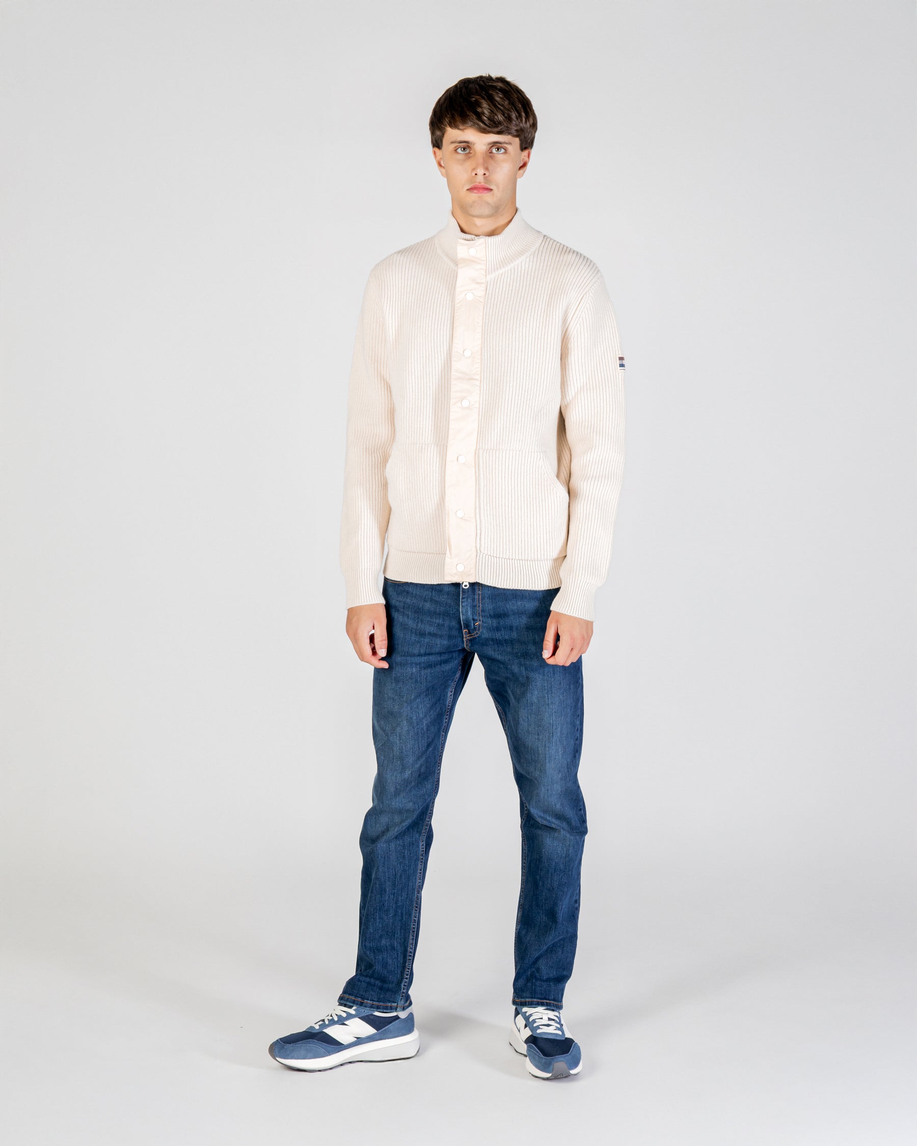Cardigan Aquascutum Active LAMBSWOOL MOCKNECK FZ KNIT