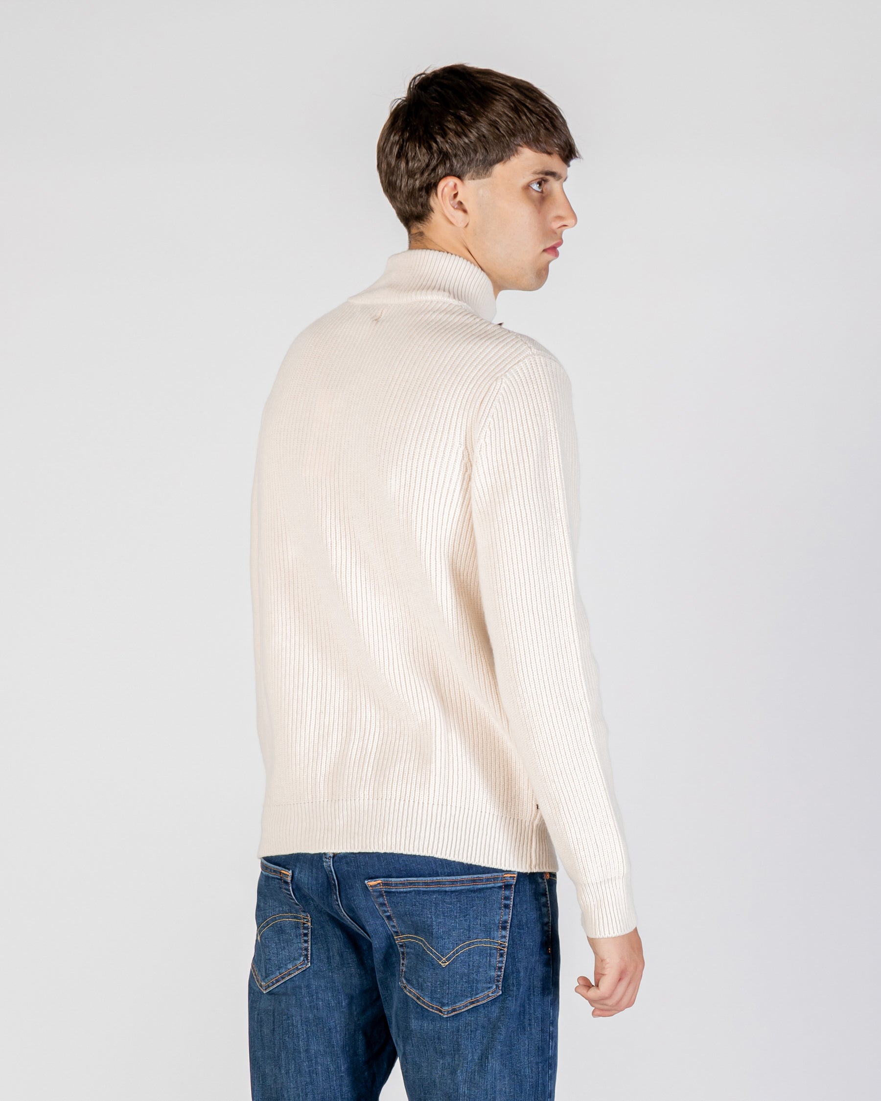 Cardigan Aquascutum Active LAMBSWOOL MOCKNECK FZ KNIT