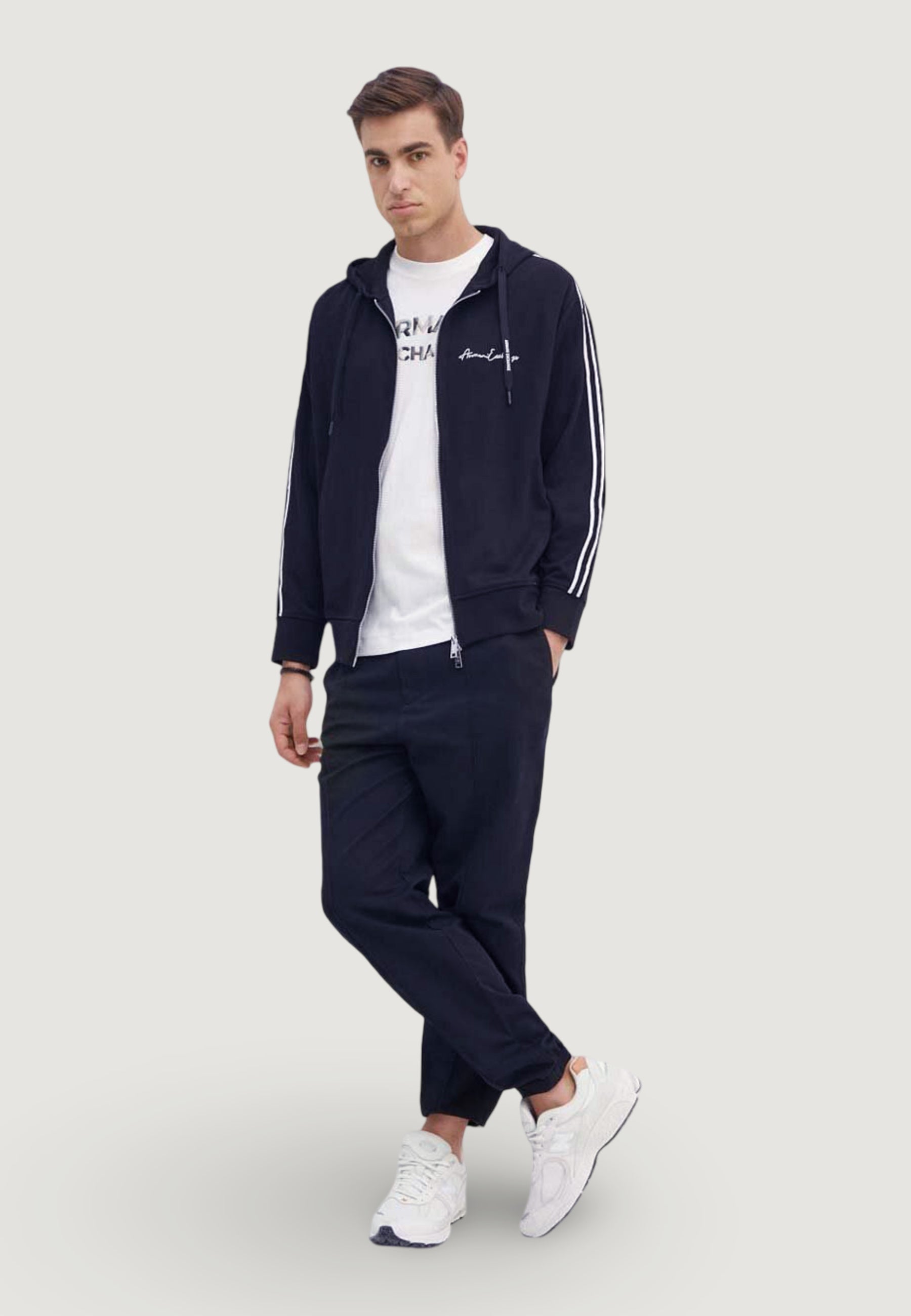 Felpa con cappuccio Armani Exchange 8NZMSH Z9N1Z