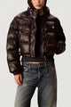 Piumino Calvin Klein Jeans SHINE CROP PUFFER JA