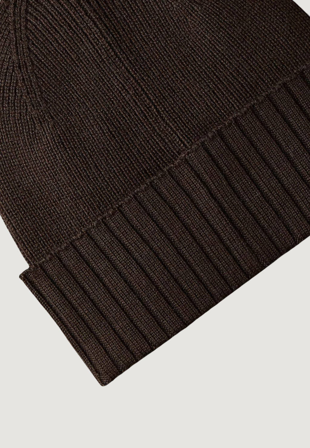 Cap Calvin Klein LEATHER PATCH WOOL BLEND BEANIE