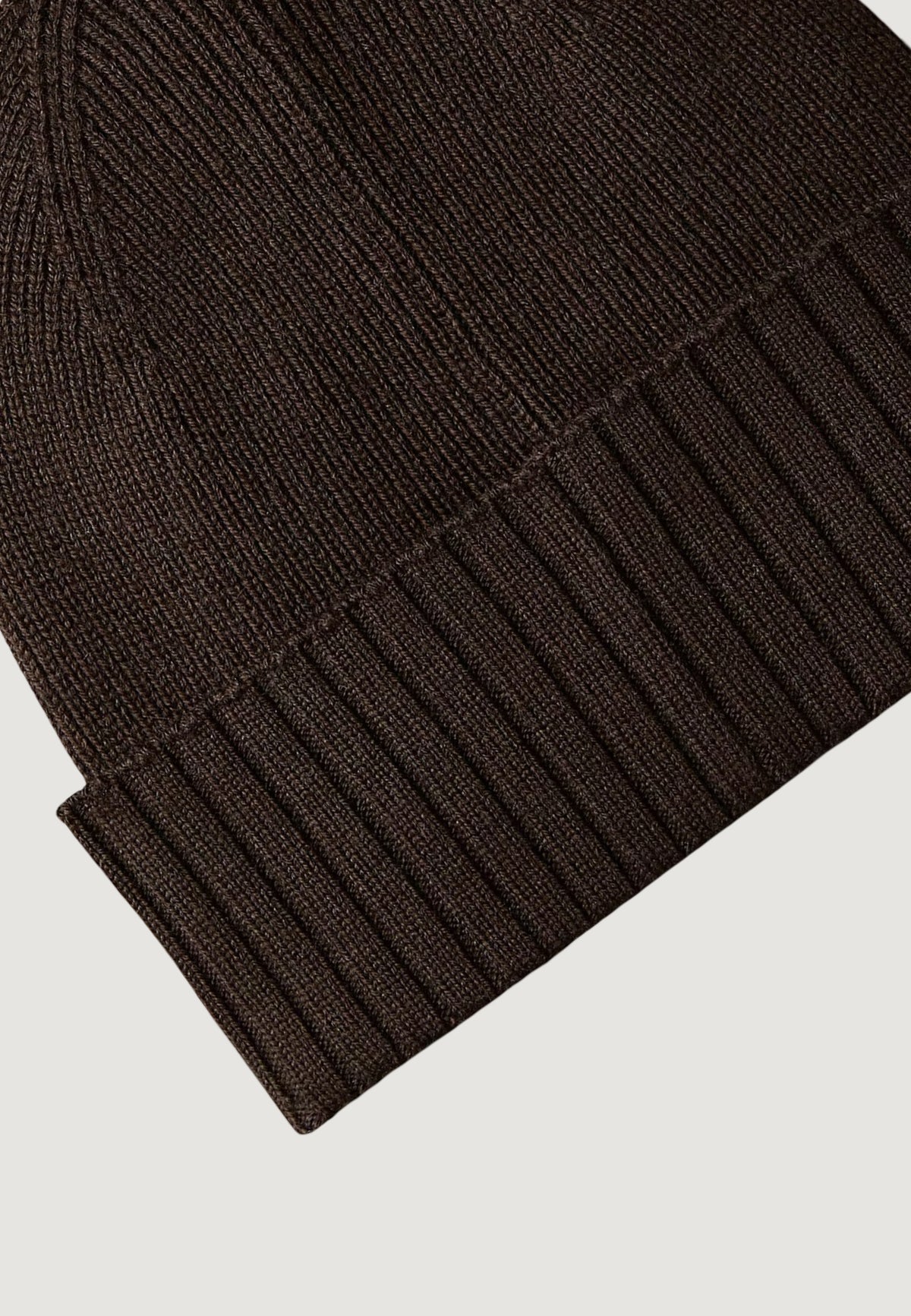 Cap Calvin Klein LEATHER PATCH WOOL BLEND BEANIE