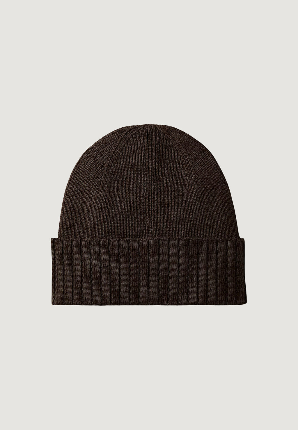 Cap Calvin Klein LEATHER PATCH WOOL BLEND BEANIE