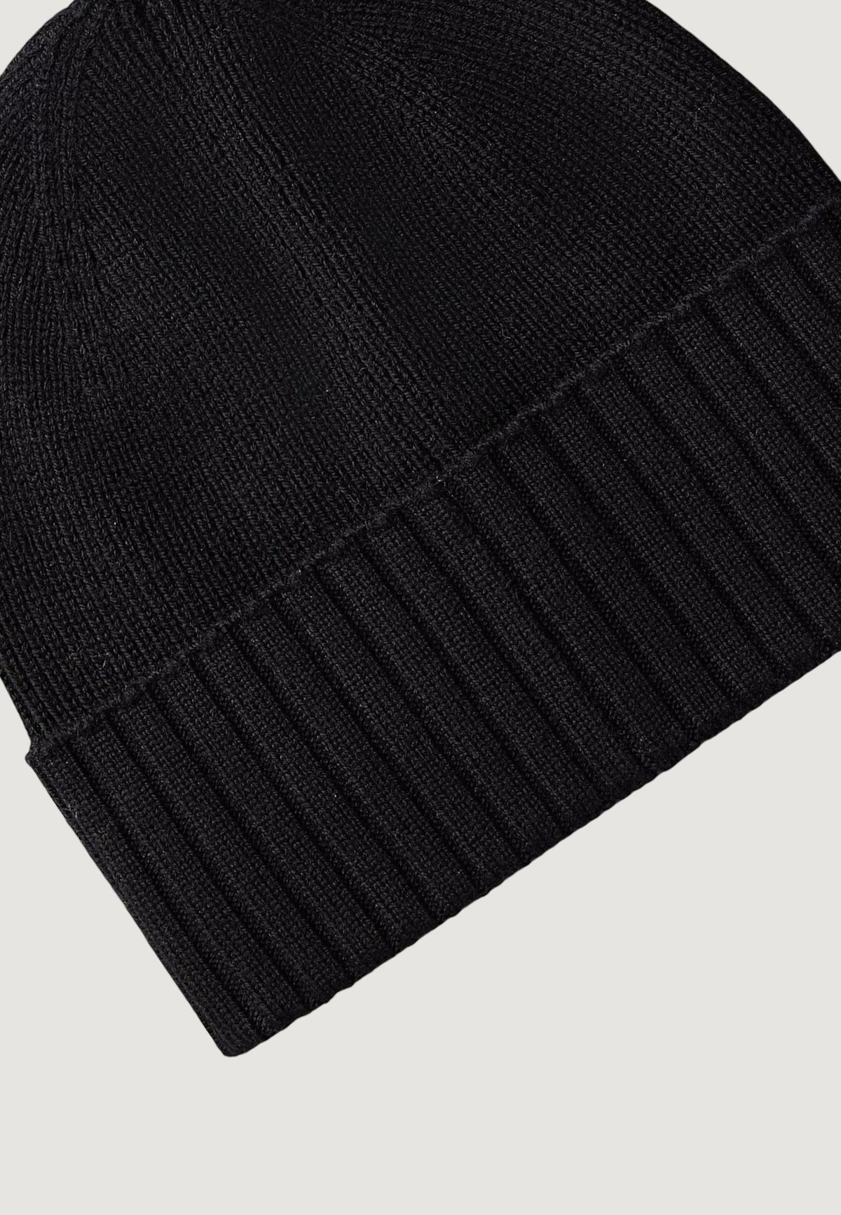 Cap Calvin Klein LEATHER PATCH WOOL BLEND BEANIE