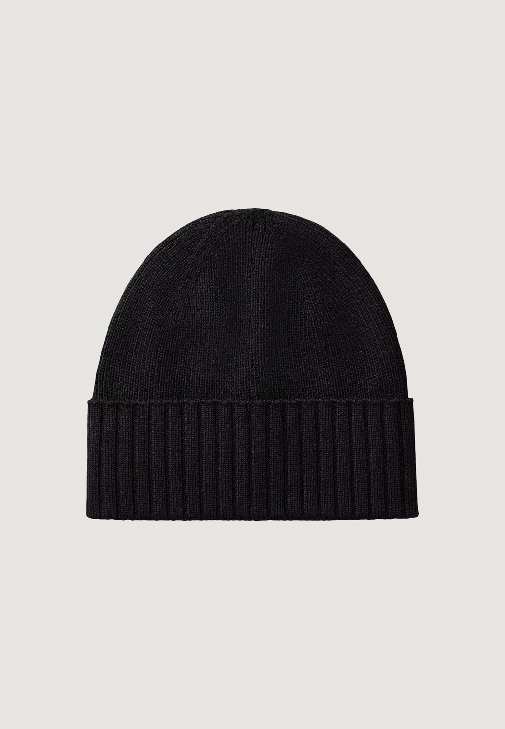 Cap Calvin Klein LEATHER PATCH WOOL BLEND BEANIE