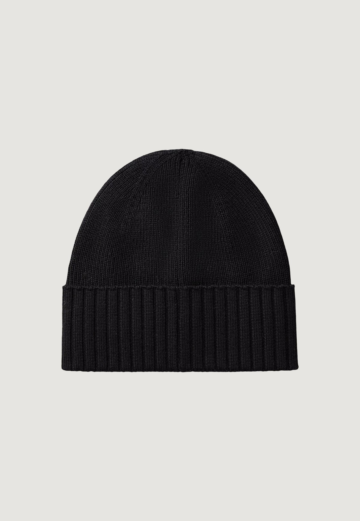 Cap Calvin Klein LEATHER PATCH WOOL BLEND BEANIE