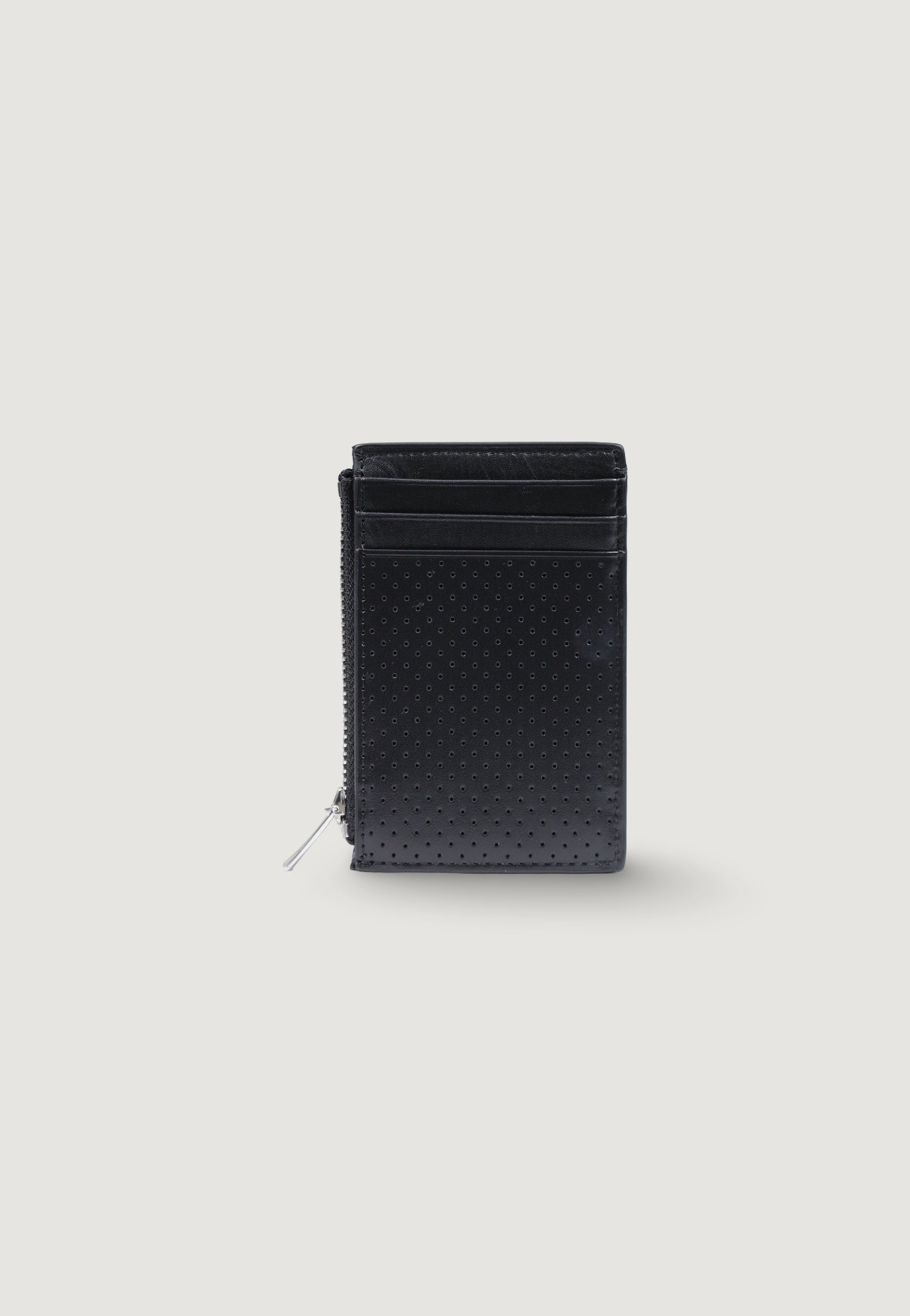 Portafoglio con portamonete Calvin Klein PERFORATED N/S ZIP CARDHOLDER