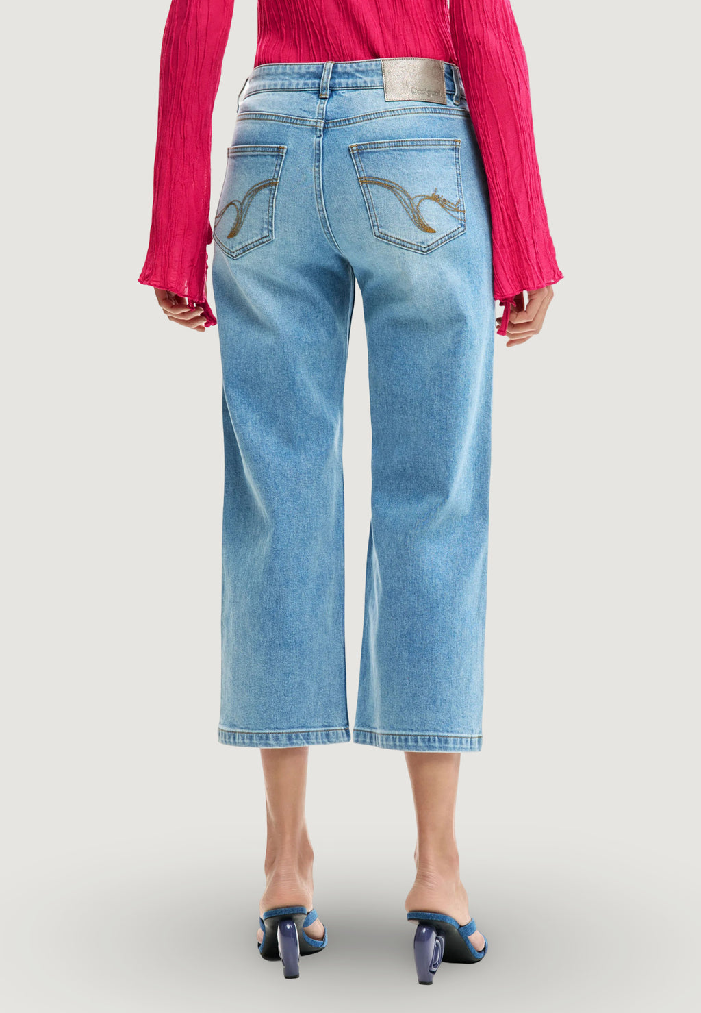 Jeans larghi Desigual LETO
