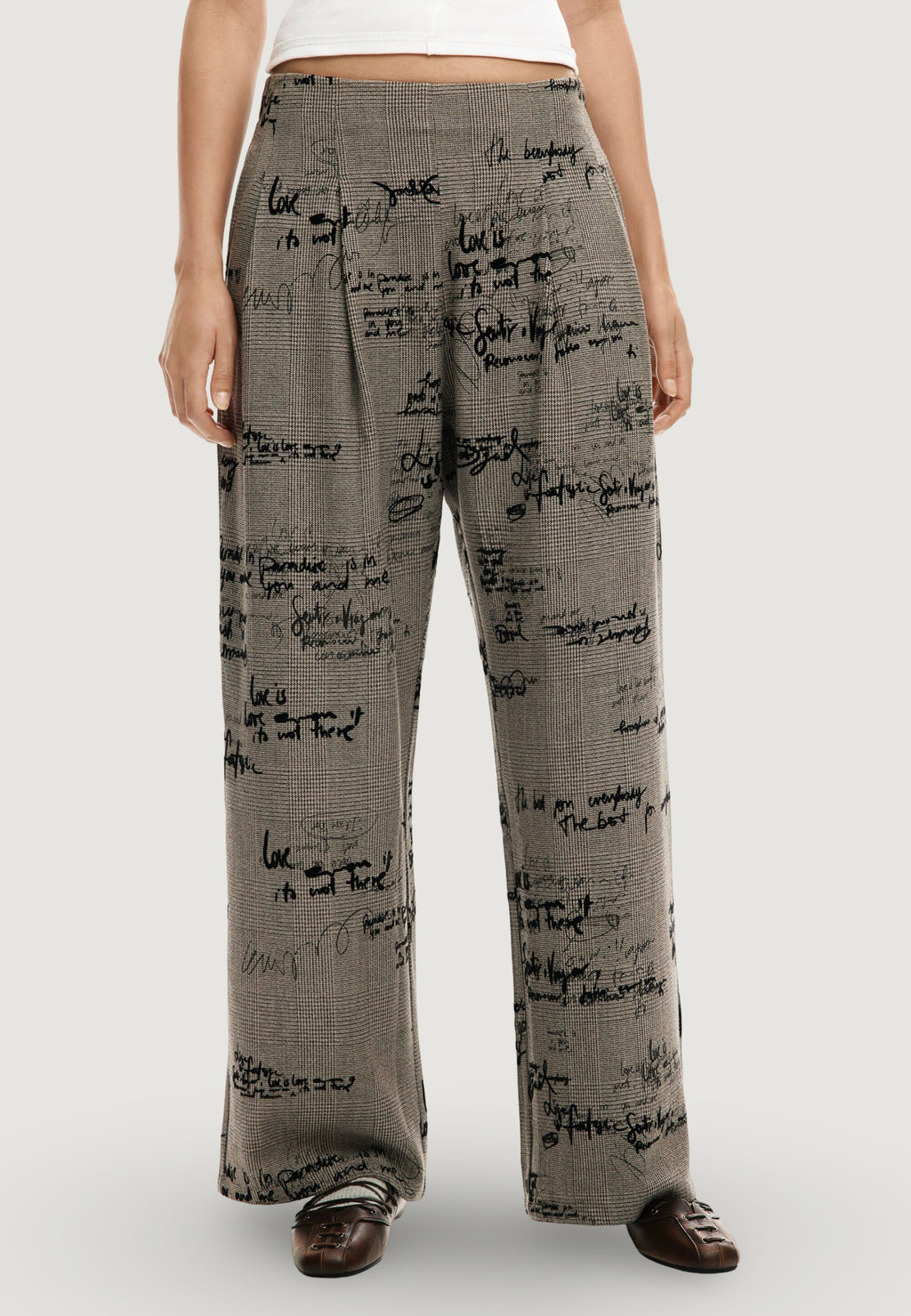 Pantaloni regular Desigual PANT_TRAJ