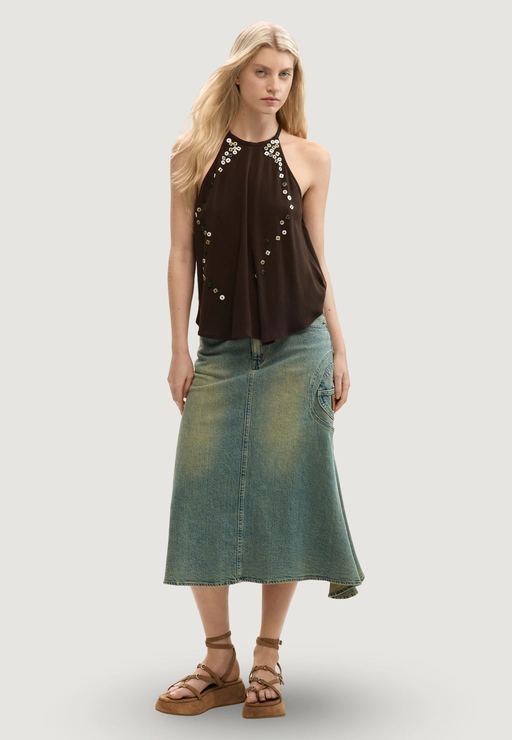 Tank top Desigual BLUS_BOTT