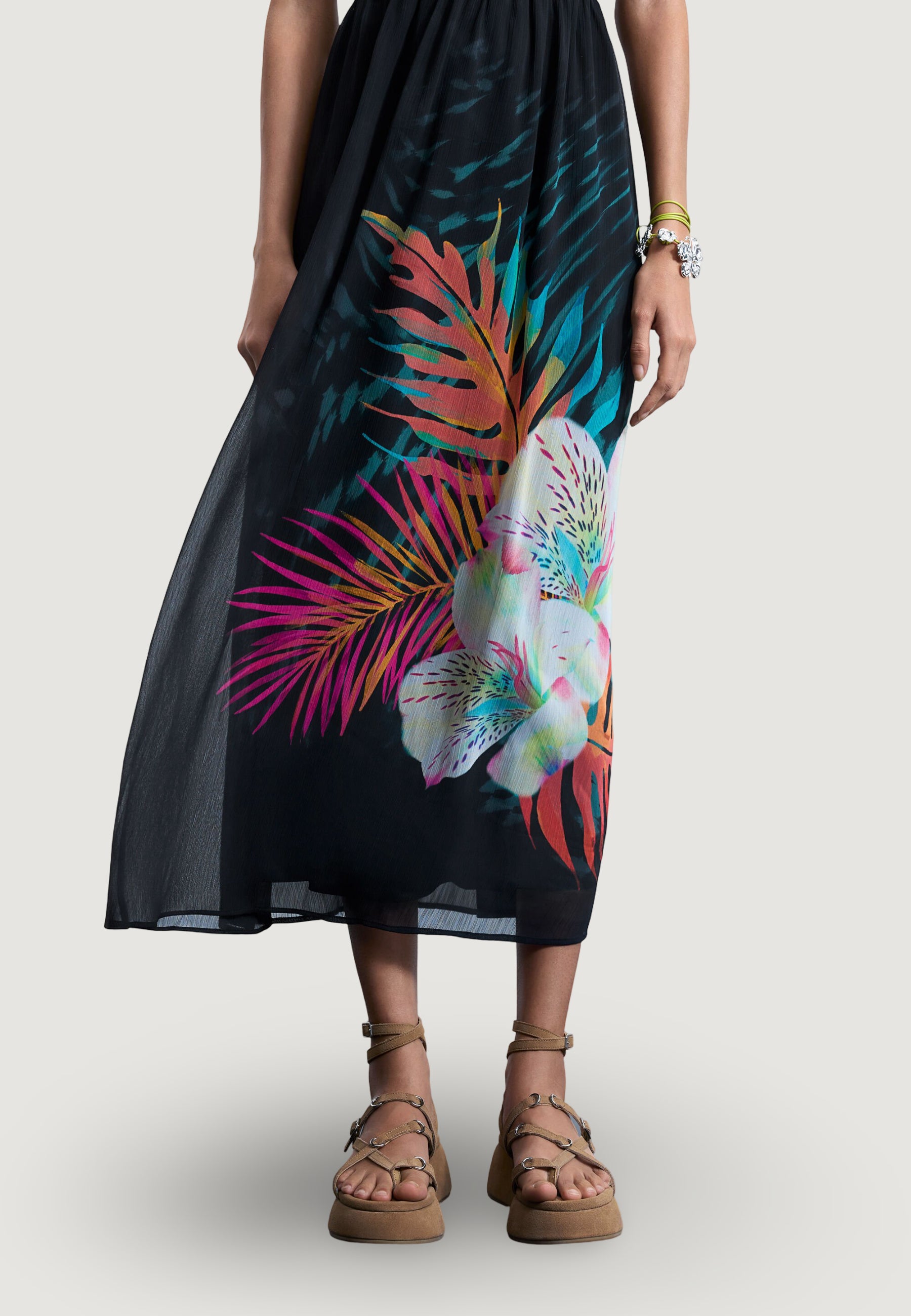 Vestito lungo Desigual VEST_SWIM-DAIKIRI HALTER