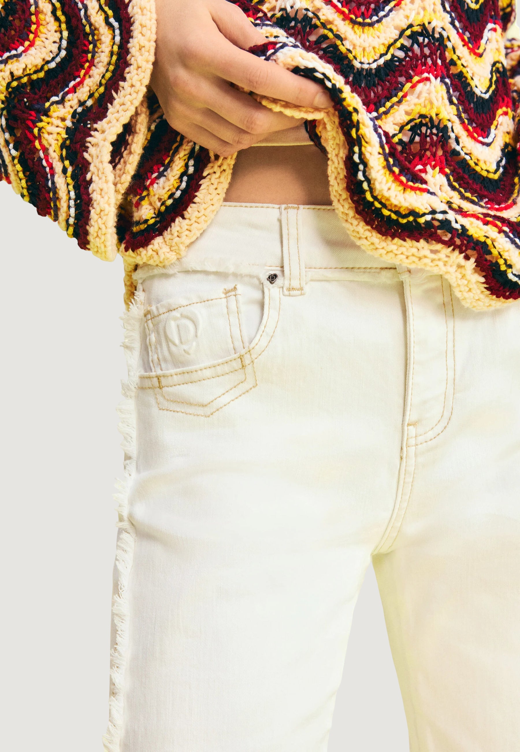 Pantaloni bootcut Desigual FAIRON