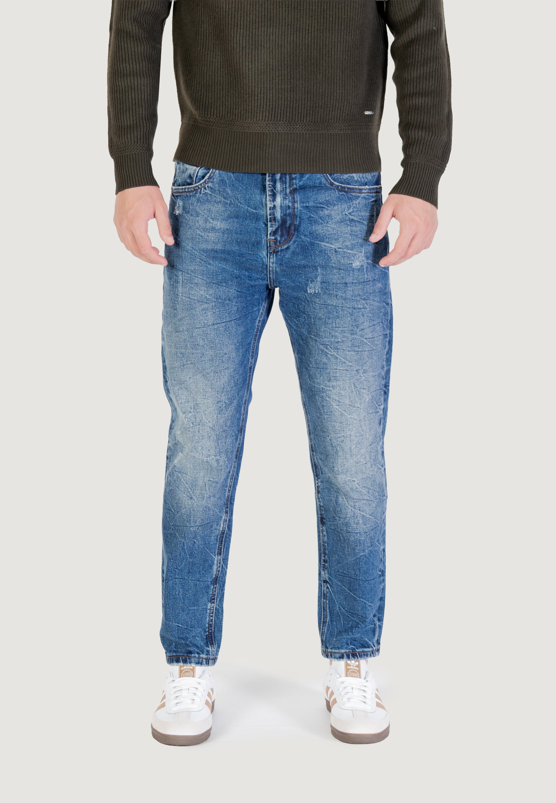 Jeans slim Gianni Lupo MIKE95 CARROT FIT