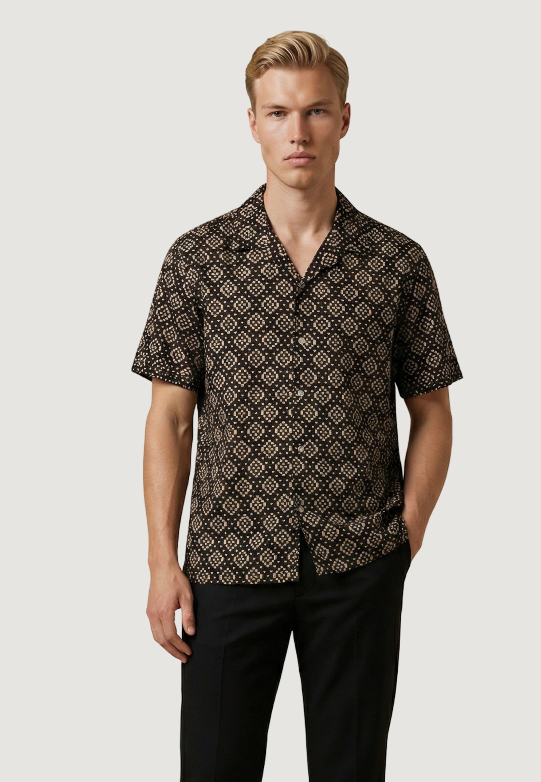 Camicia manica corta Gianni Lupo GL1018TB