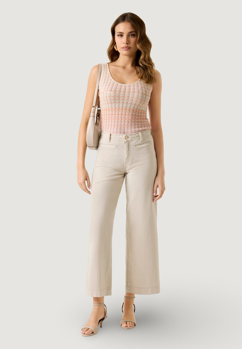 Jeans bootcut Guess ZOYA CROP LEG BRAIDED