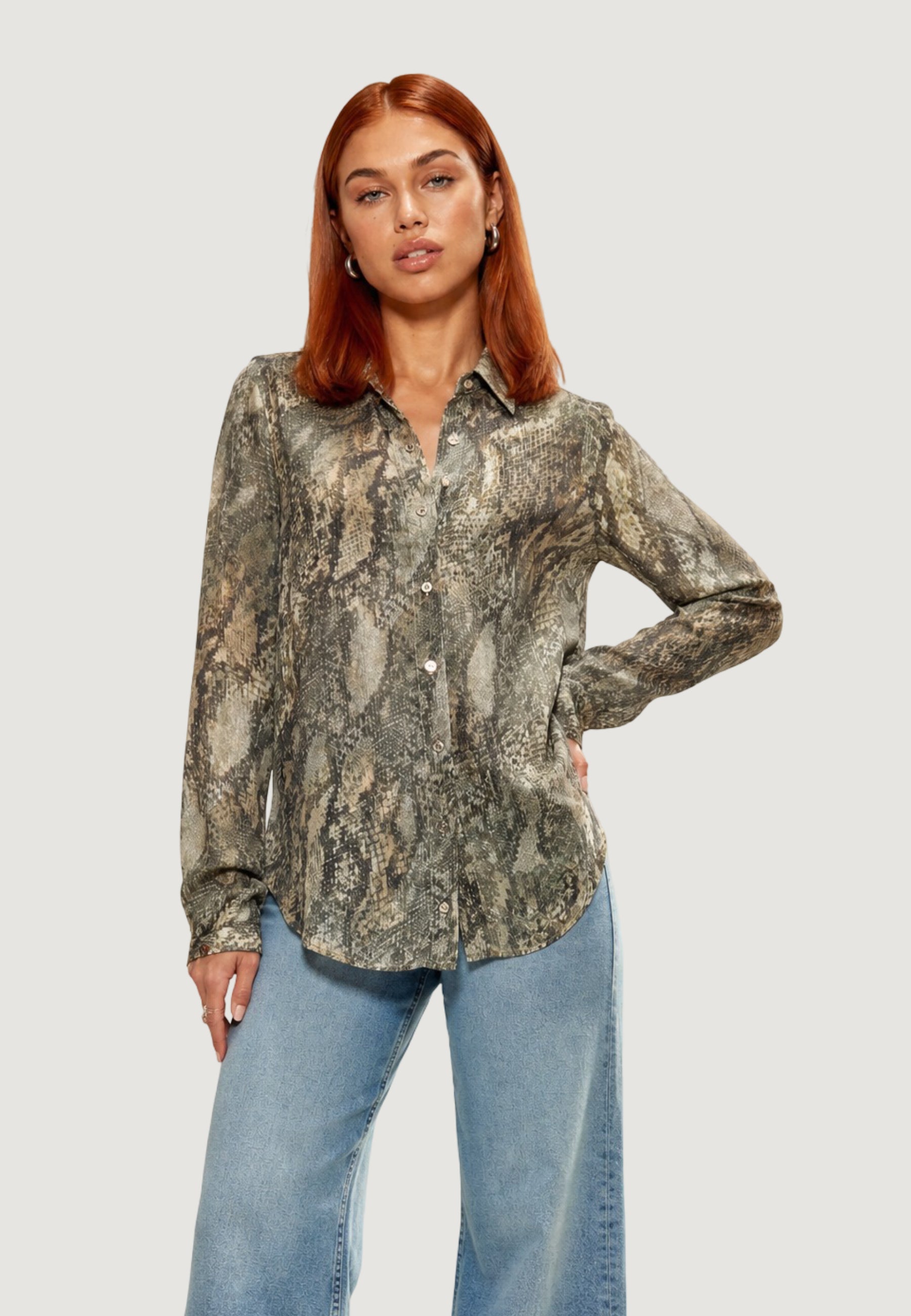 Bluse manica lunga Guess NEW LS CLOUIS SHIRT