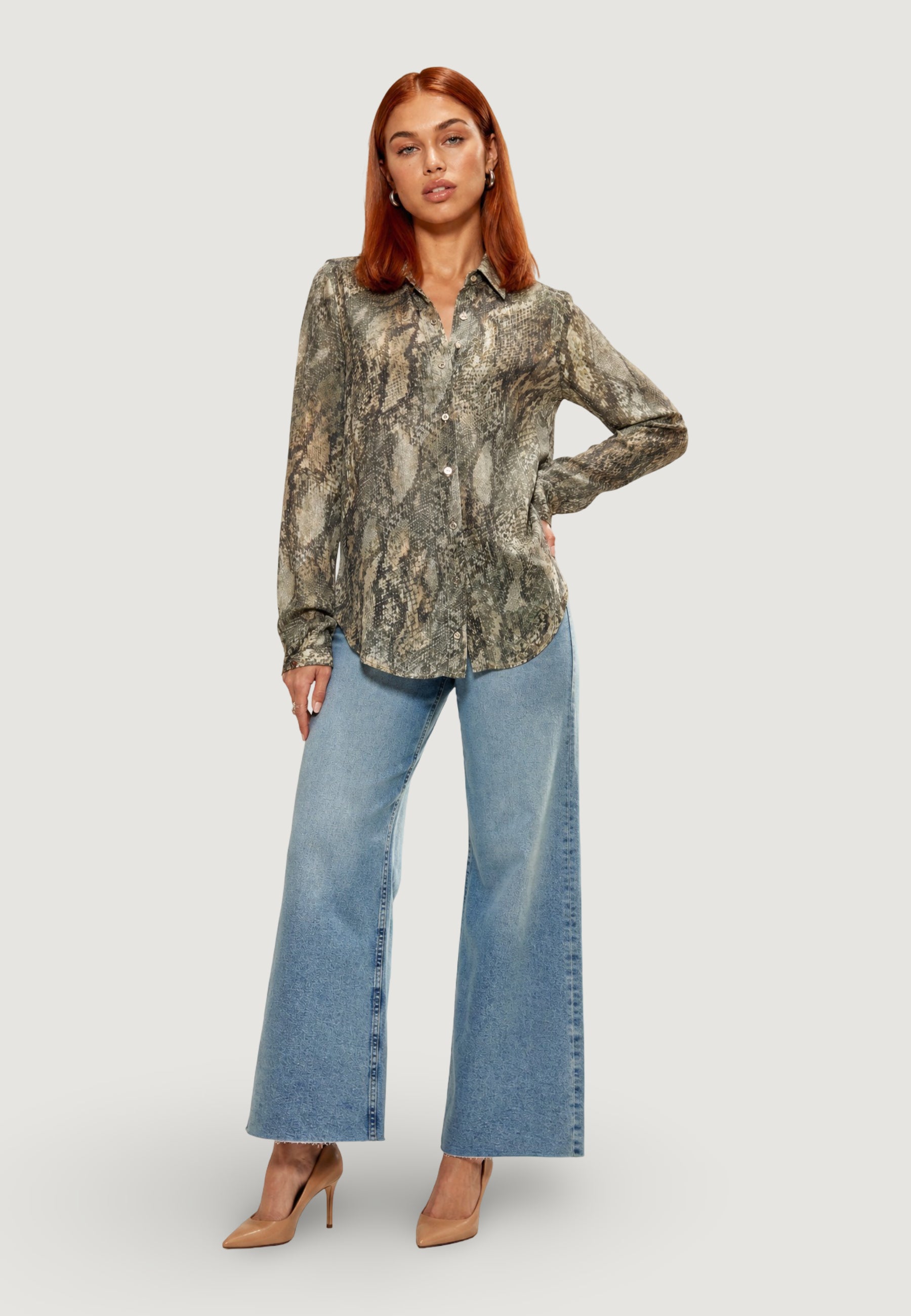 Bluse manica lunga Guess NEW LS CLOUIS SHIRT