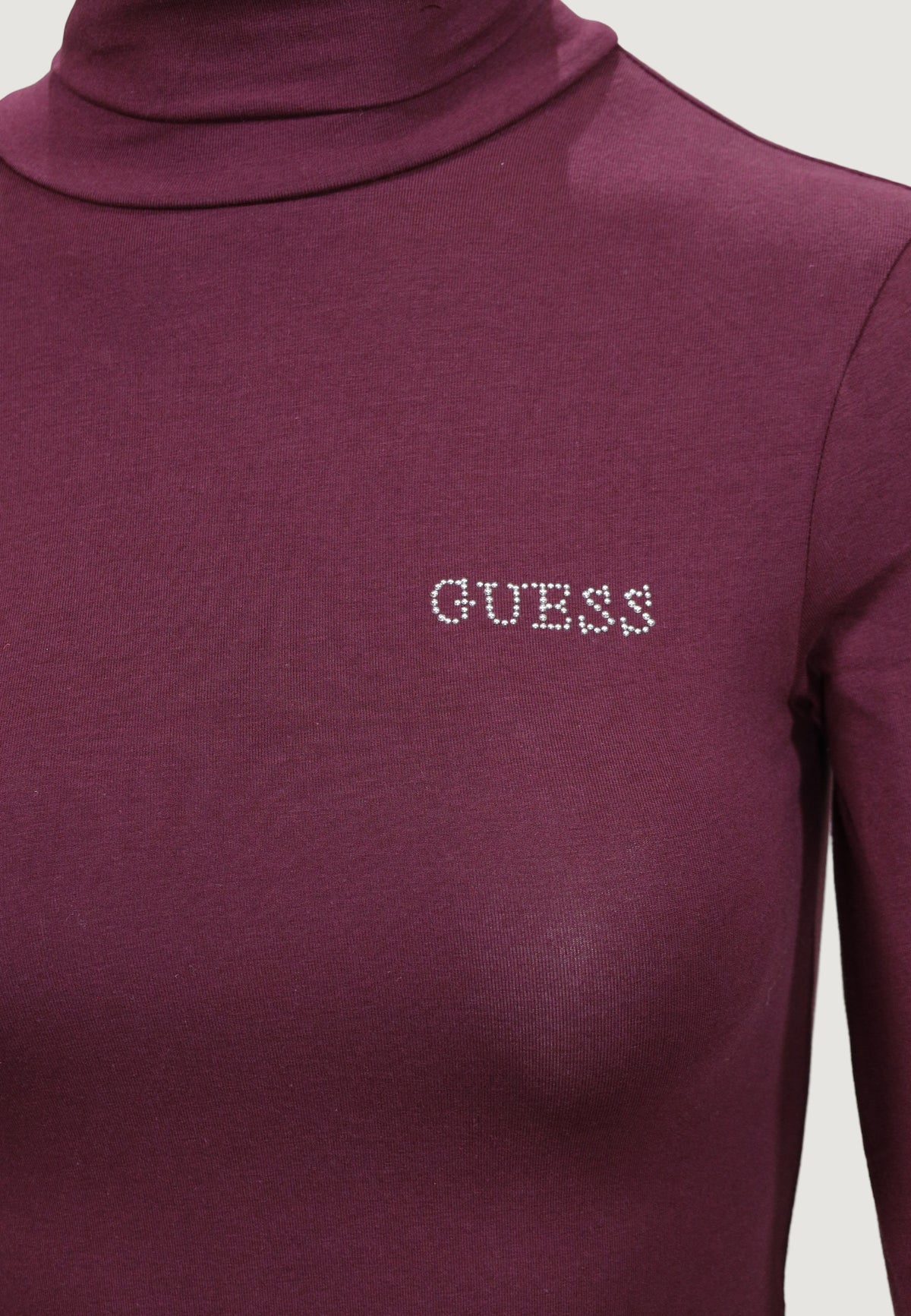 T-shirt manica lunga Guess GRETA HIGH NECK LS K