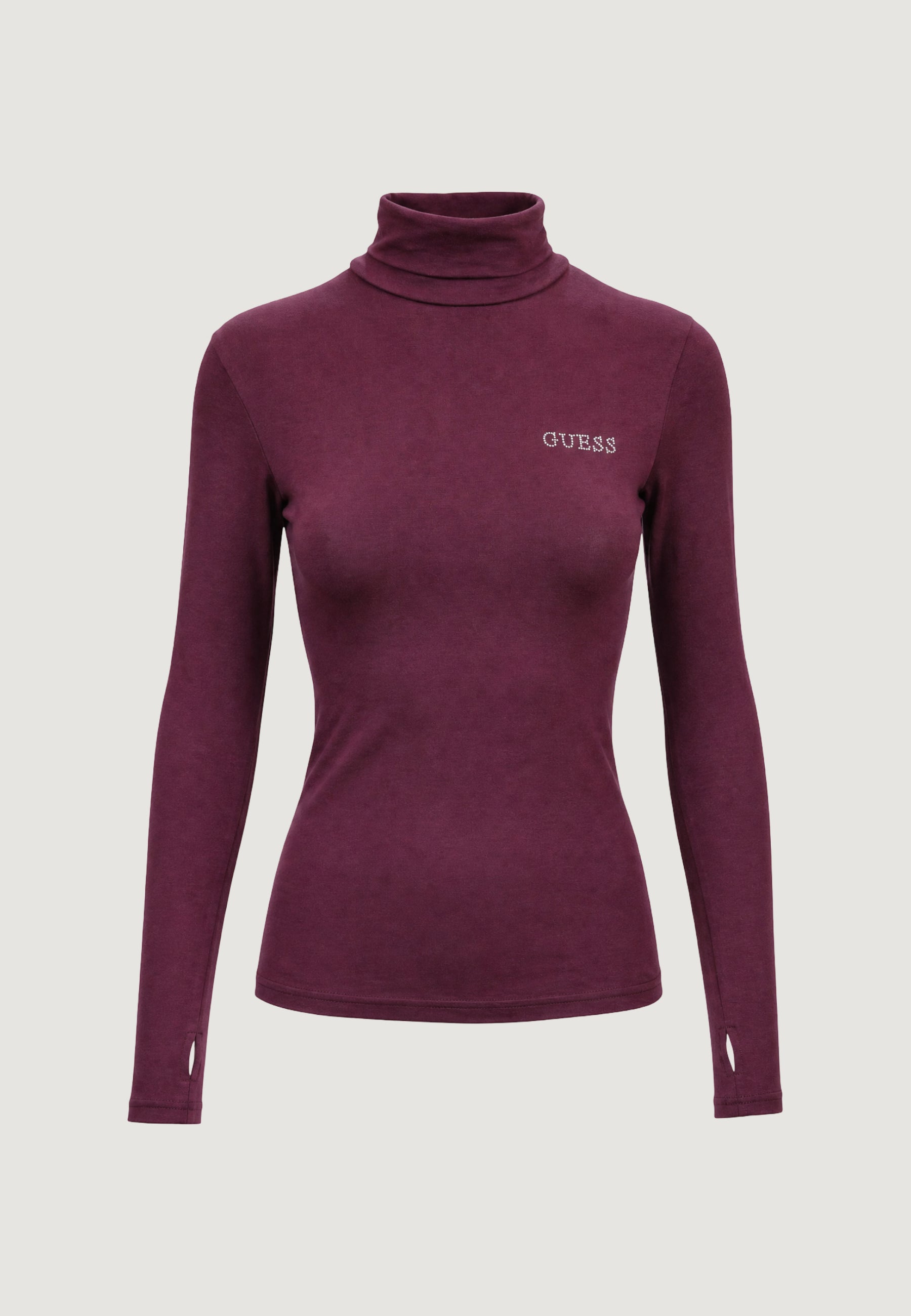 T-shirt manica lunga Guess GRETA HIGH NECK LS K