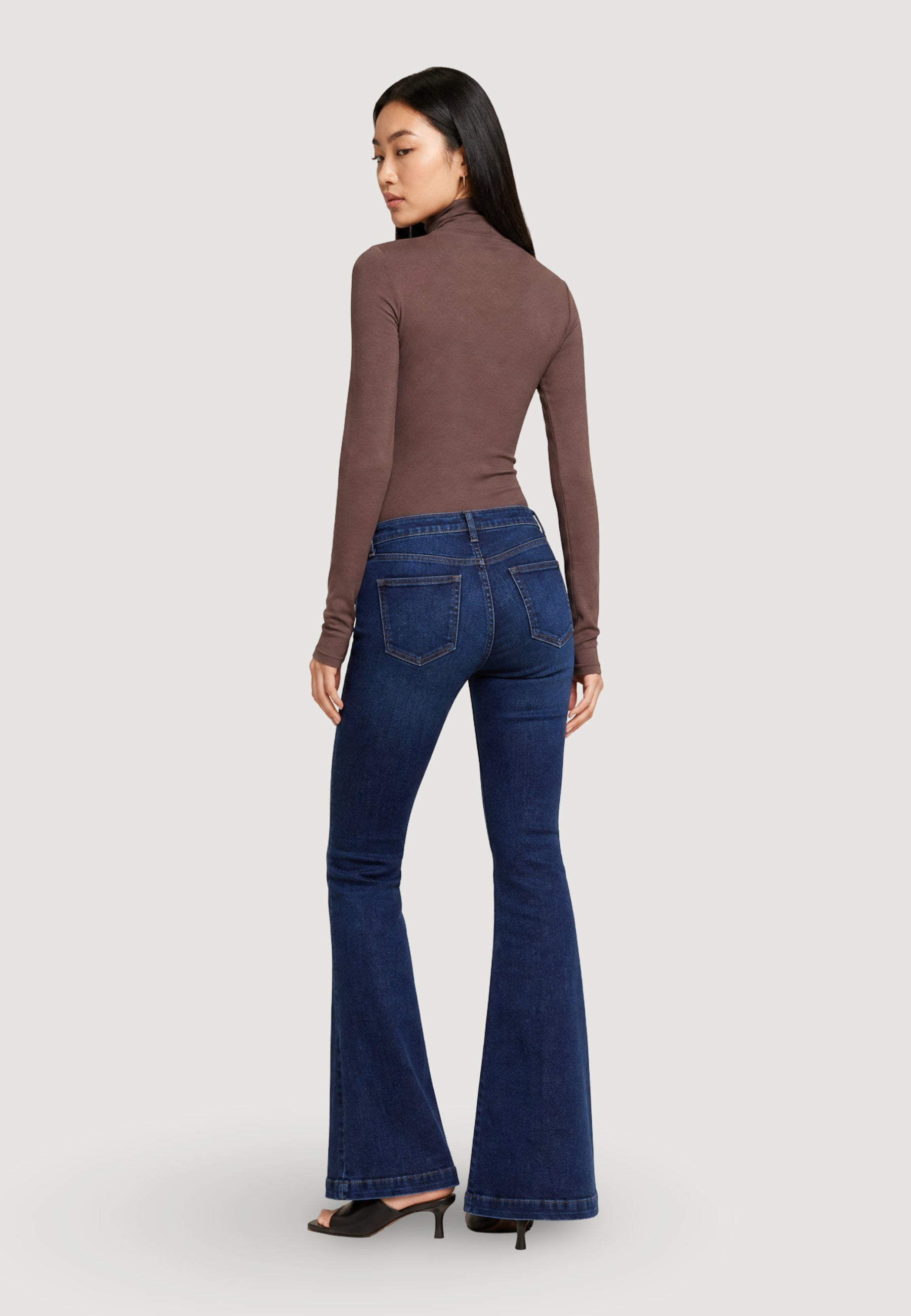 T-shirt manica lunga Guess GRETA HIGH NECK LS K