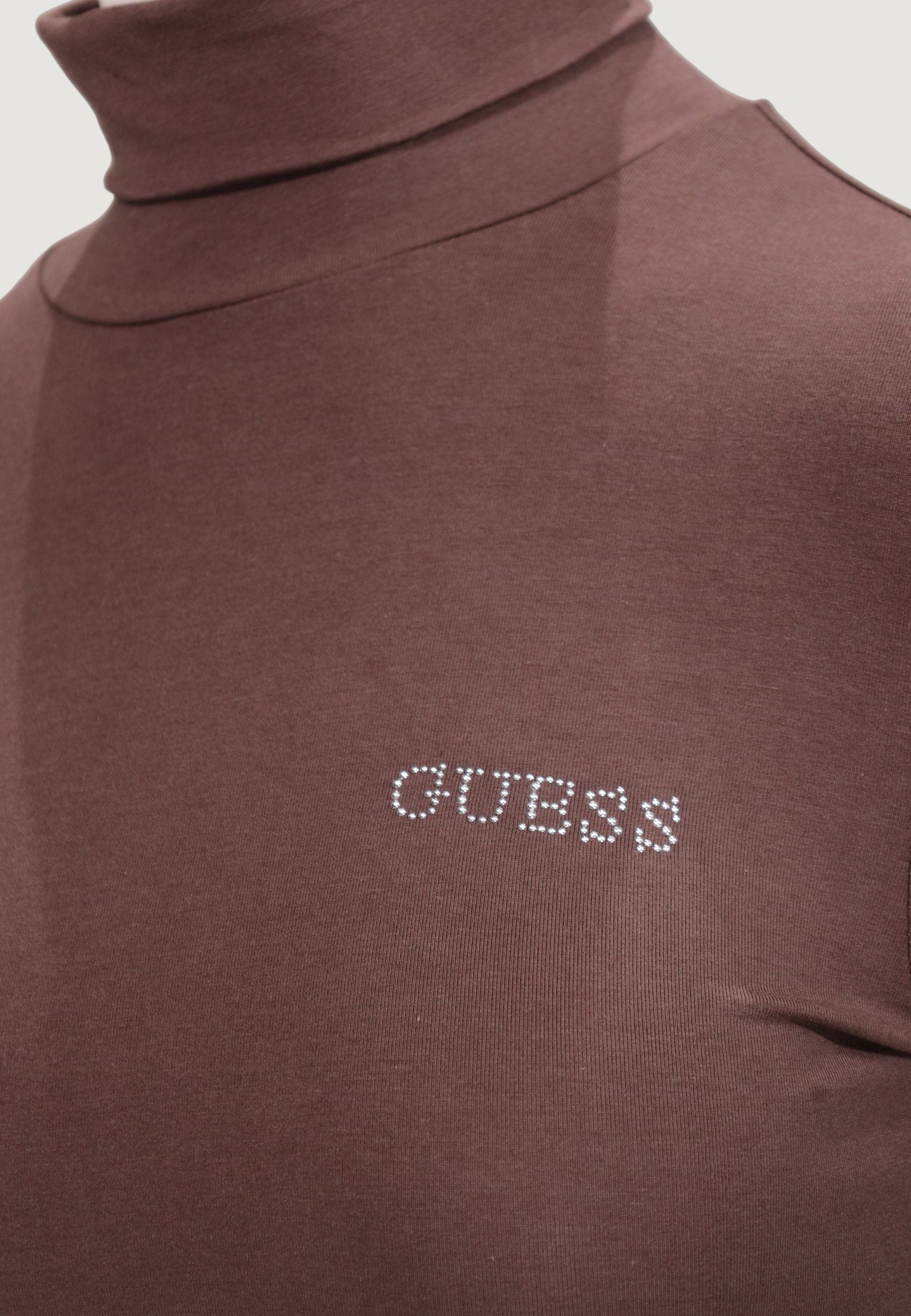 T-shirt manica lunga Guess GRETA HIGH NECK LS K