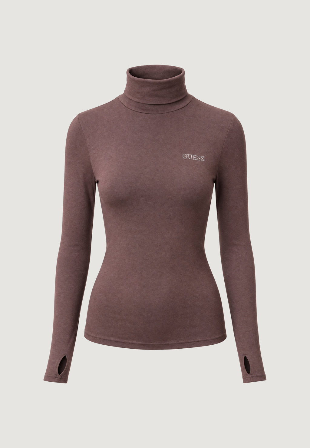 T-shirt manica lunga Guess GRETA HIGH NECK LS K