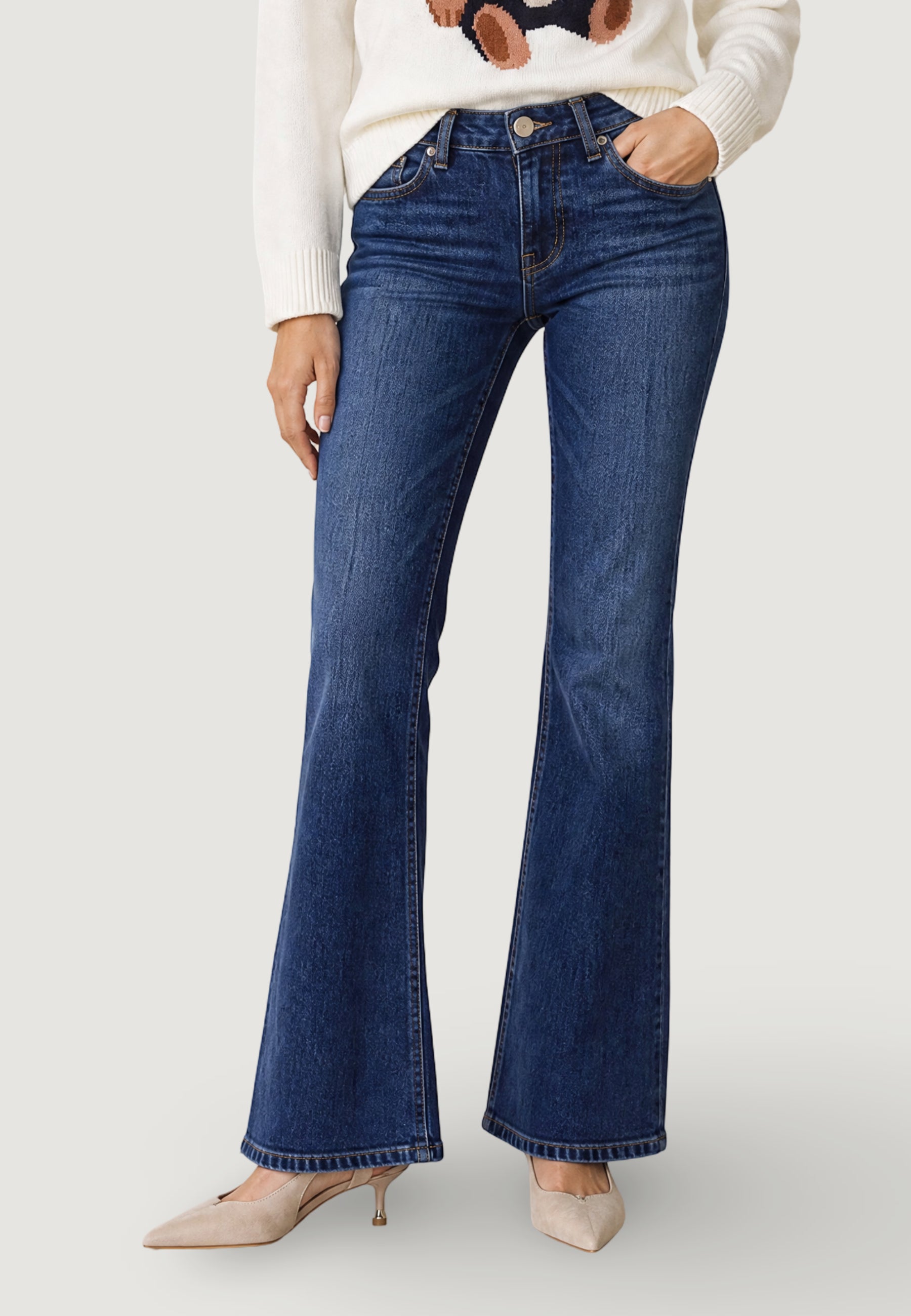 Jeans bootcut Guess BEVERLY LOW RISE