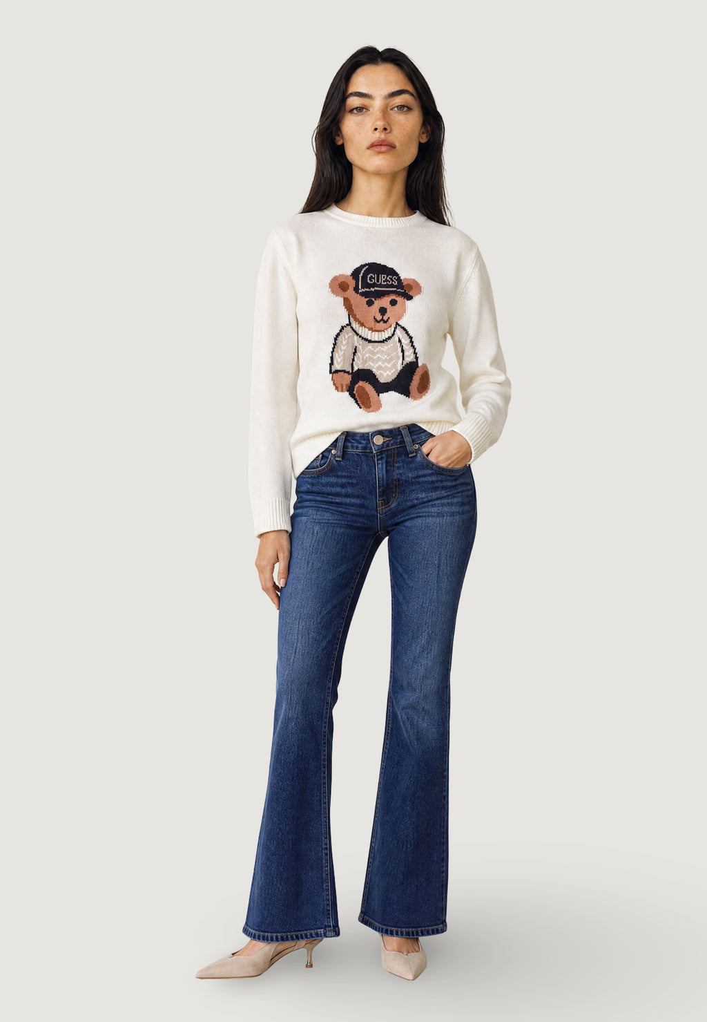 Jeans bootcut Guess BEVERLY LOW RISE