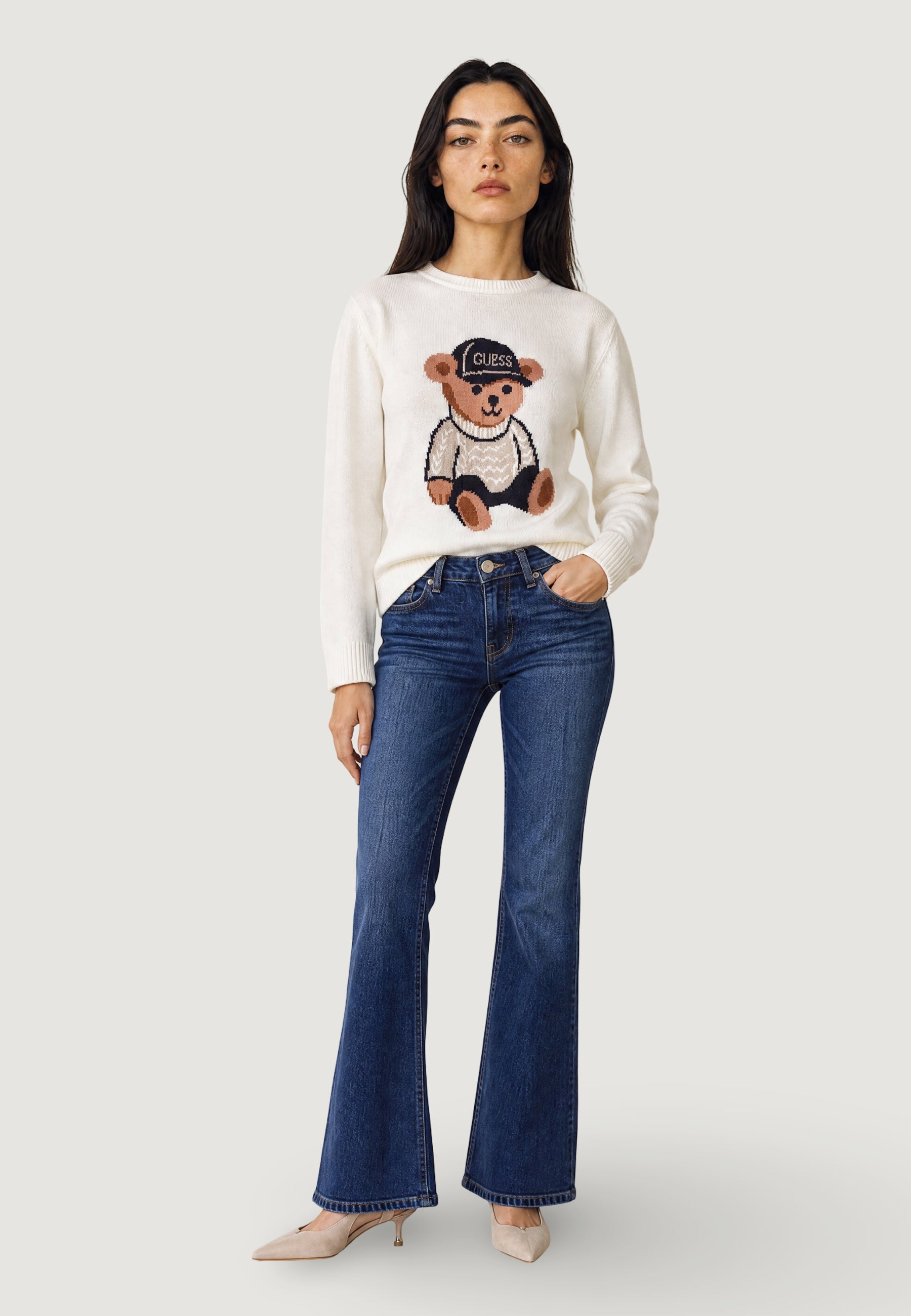 Jeans bootcut Guess BEVERLY LOW RISE