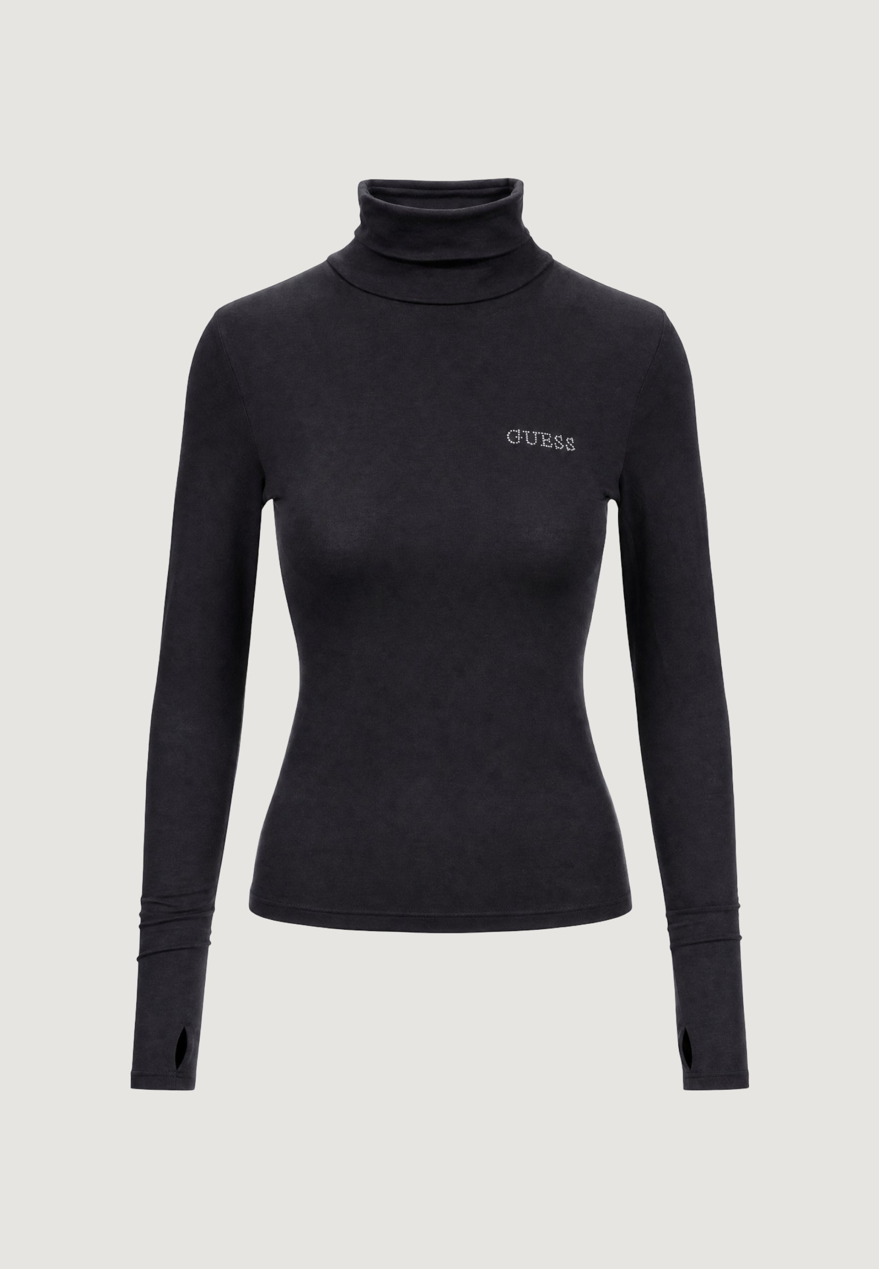 T-shirt manica lunga Guess GRETA HIGH NECK LS K