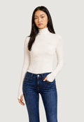 T-shirt manica lunga Guess GRETA HIGH NECK LS K