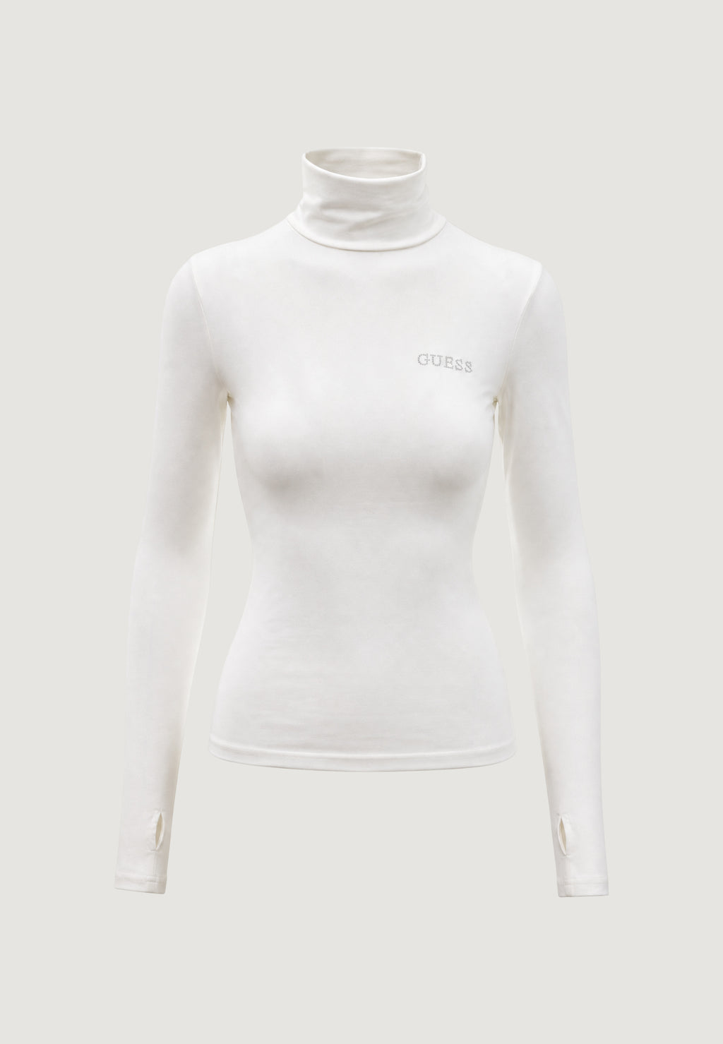 T-shirt manica lunga Guess GRETA HIGH NECK LS K