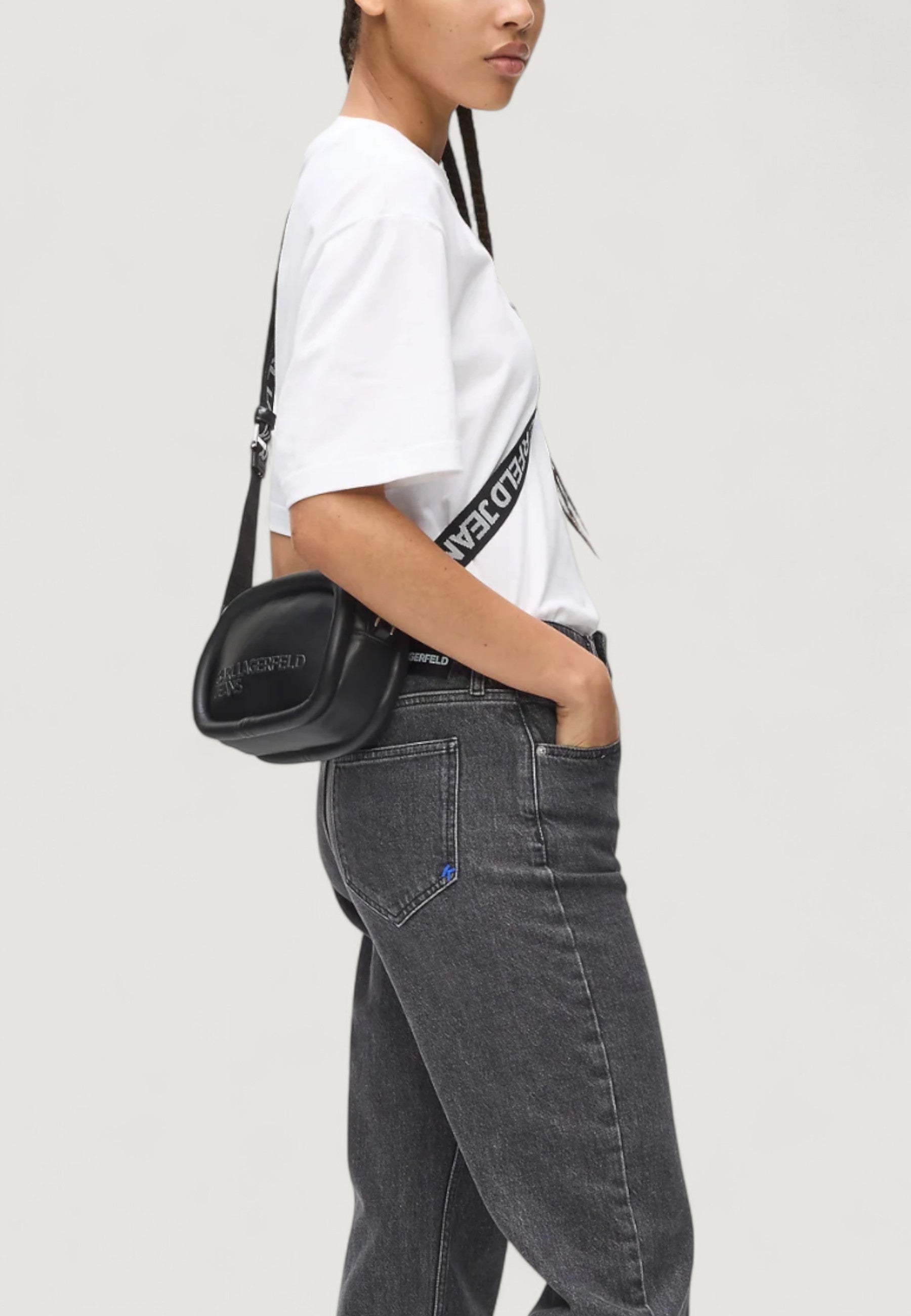 Borsa Karl Lagerfeld Jeans KLJ Puffy Pu Camera Bag